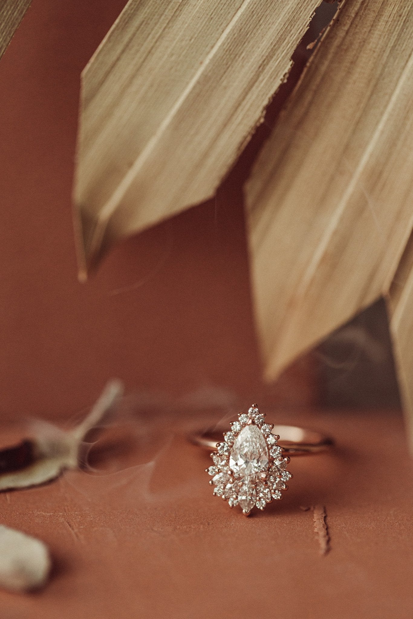 The Luz Pear Ring