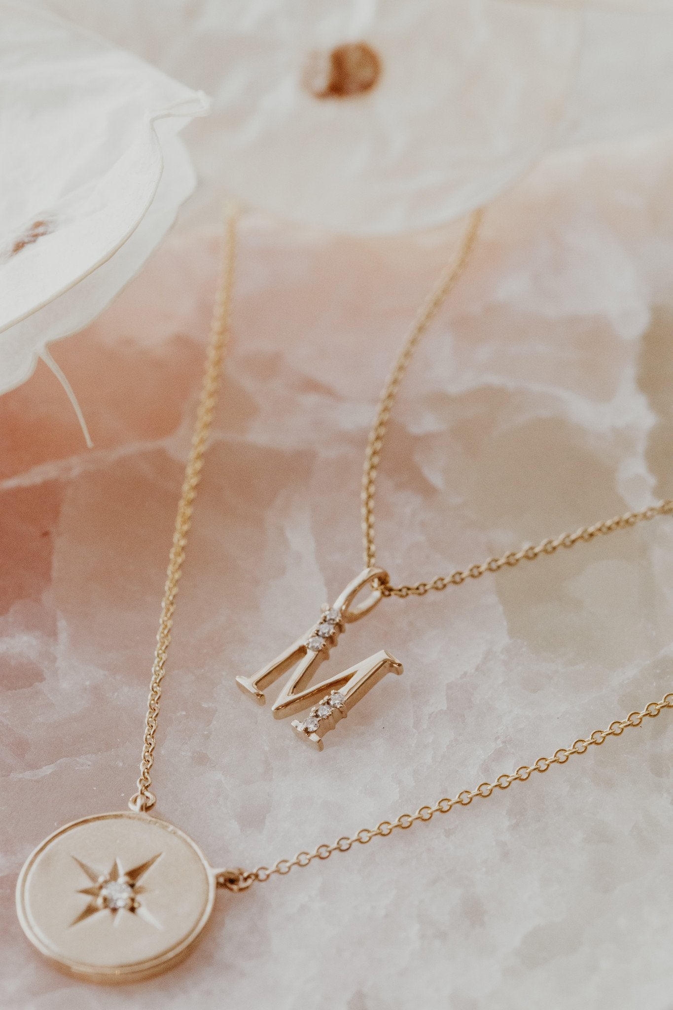 Diamond Initial Necklace