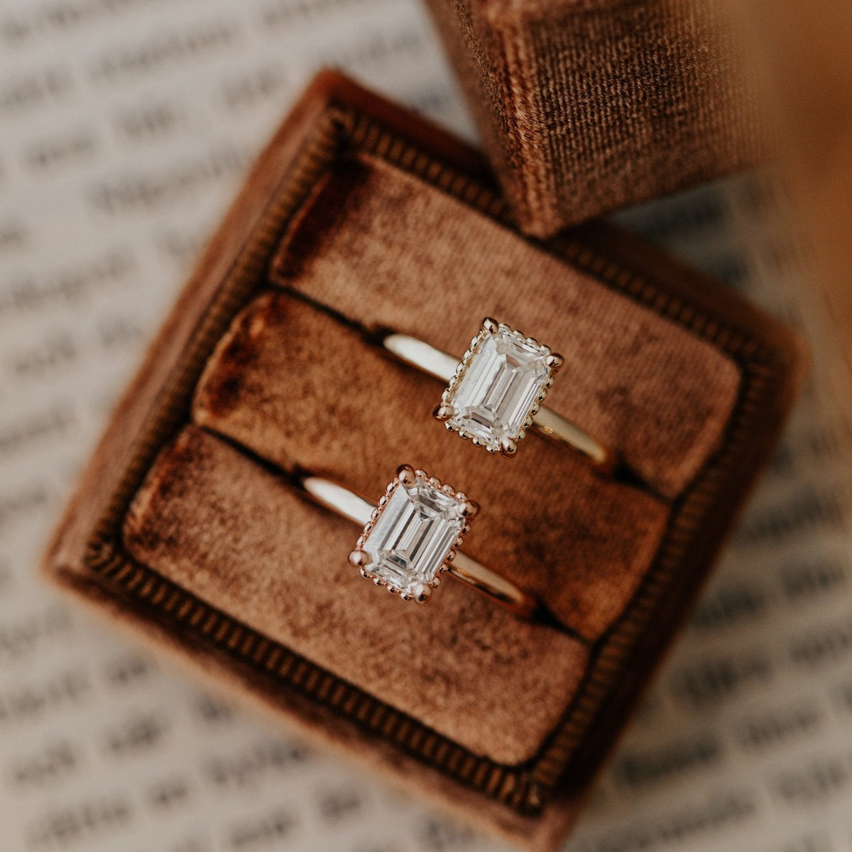 The Charlotte Emerald Cut Solitaire
