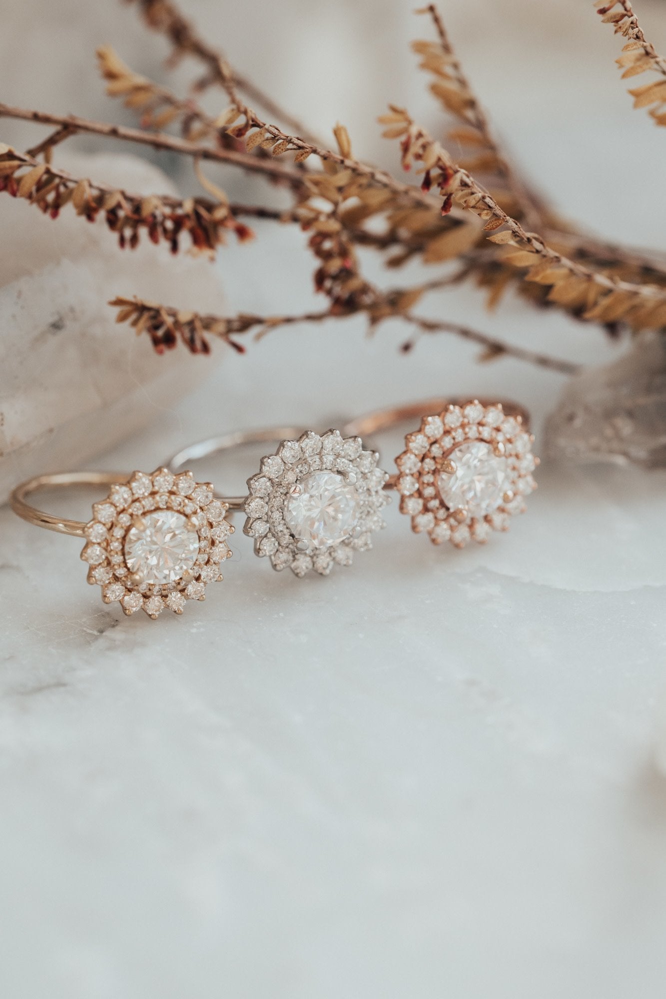 The Soleil Round Ring