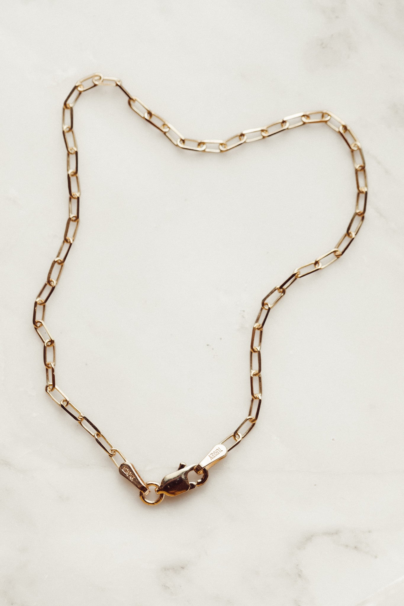 Paper Clip Chain Bracelet