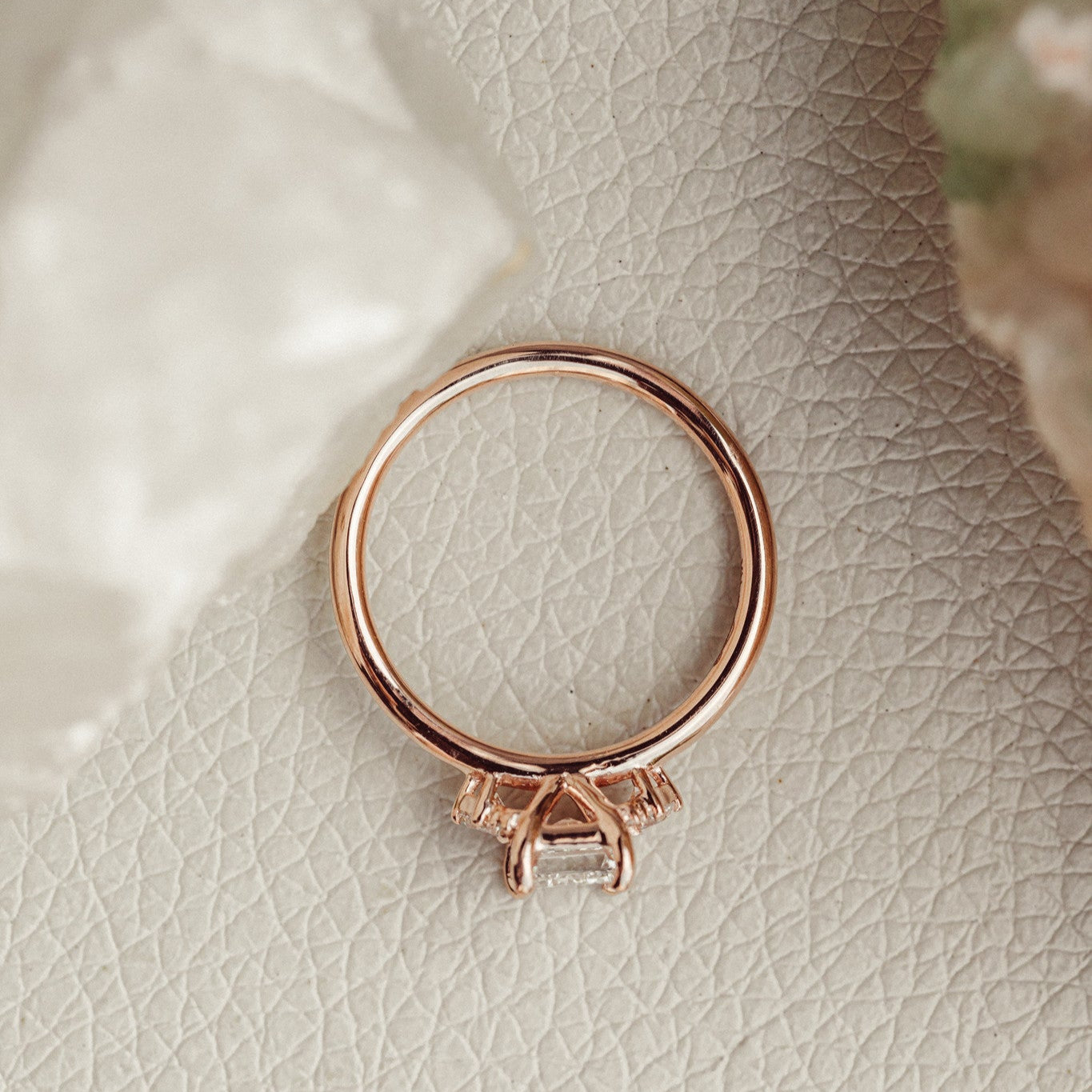 The Vivien Emerald Cut Ring