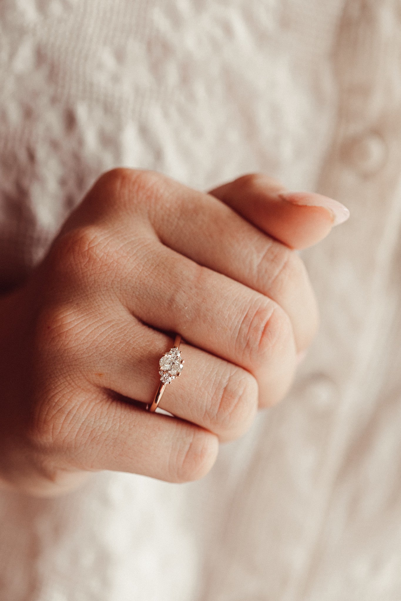 The Mini Vivien Oval Ring