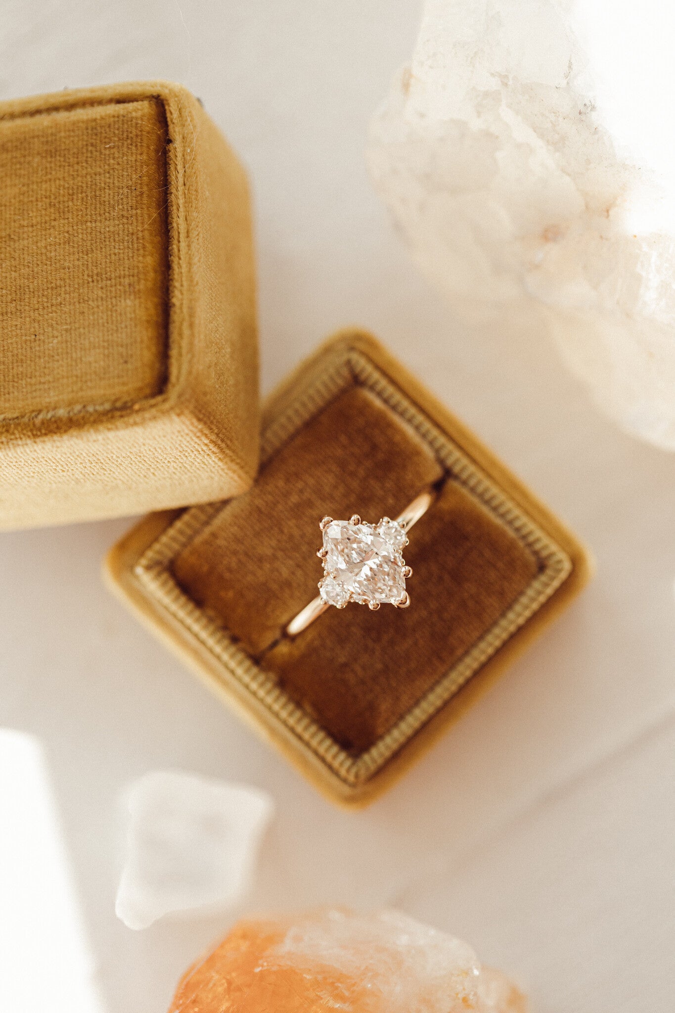 The Vivien .96 ct Natural Marquise Ring