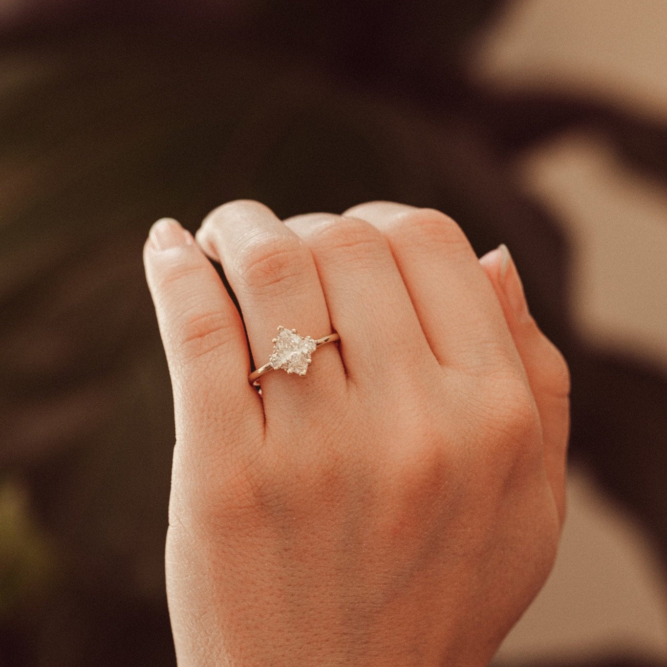 The Vivien Marquise Ring