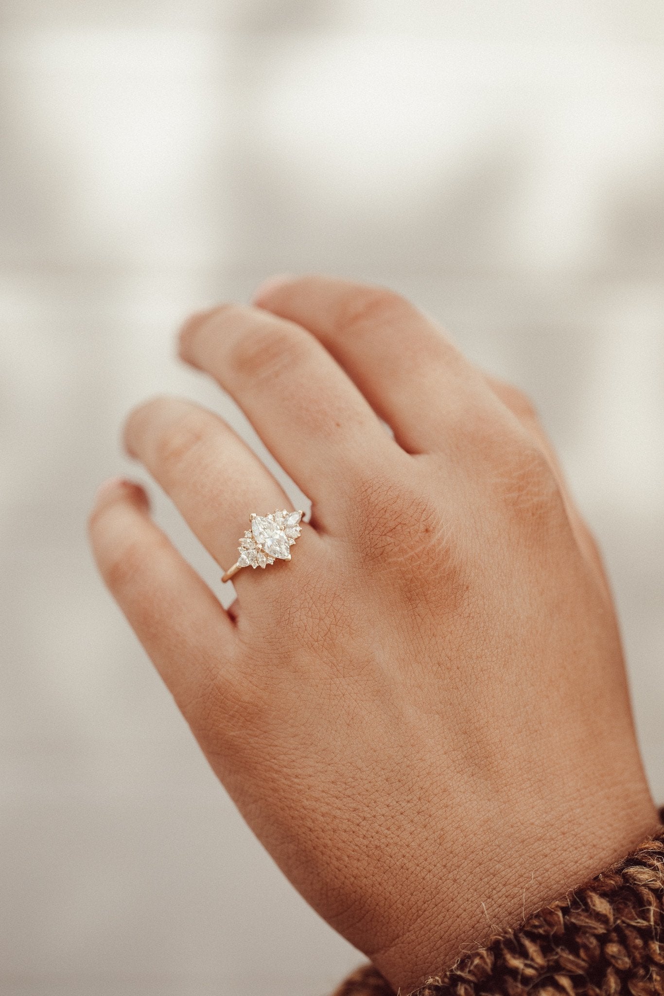 The Monroe Marquise Ring