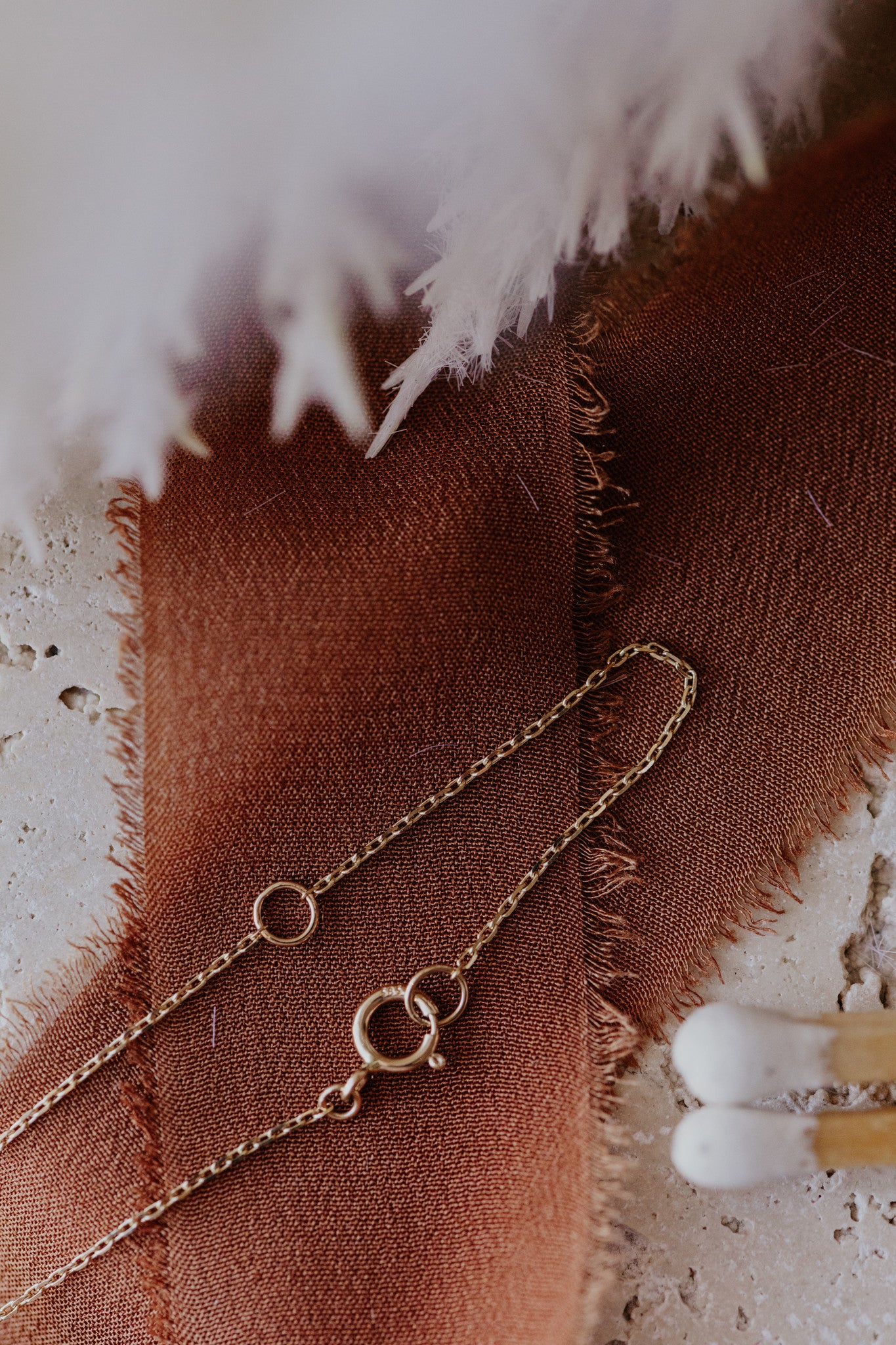 Large Oval Moonstone in Prongs Necklace