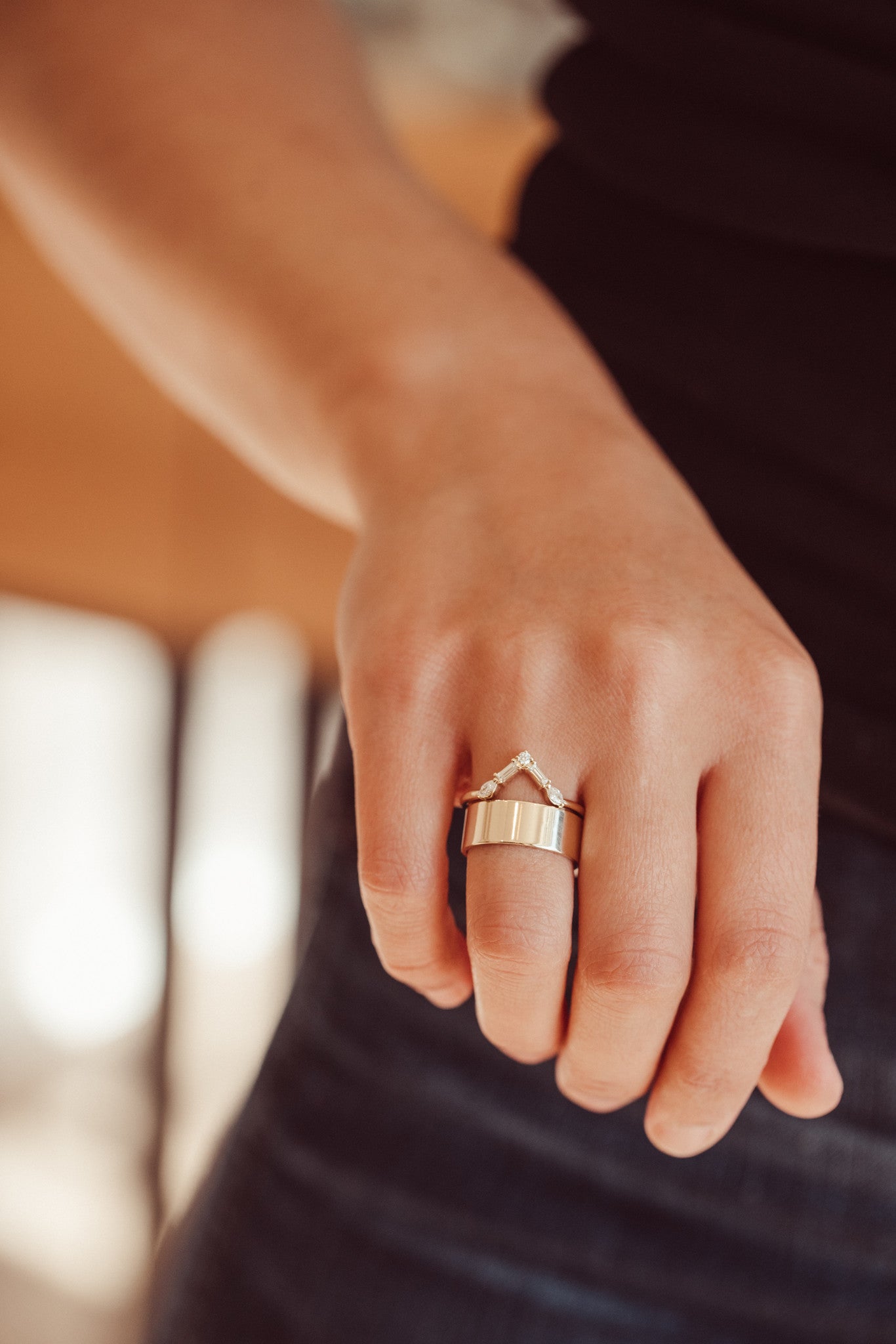 The Gold Stacker Cigar Band