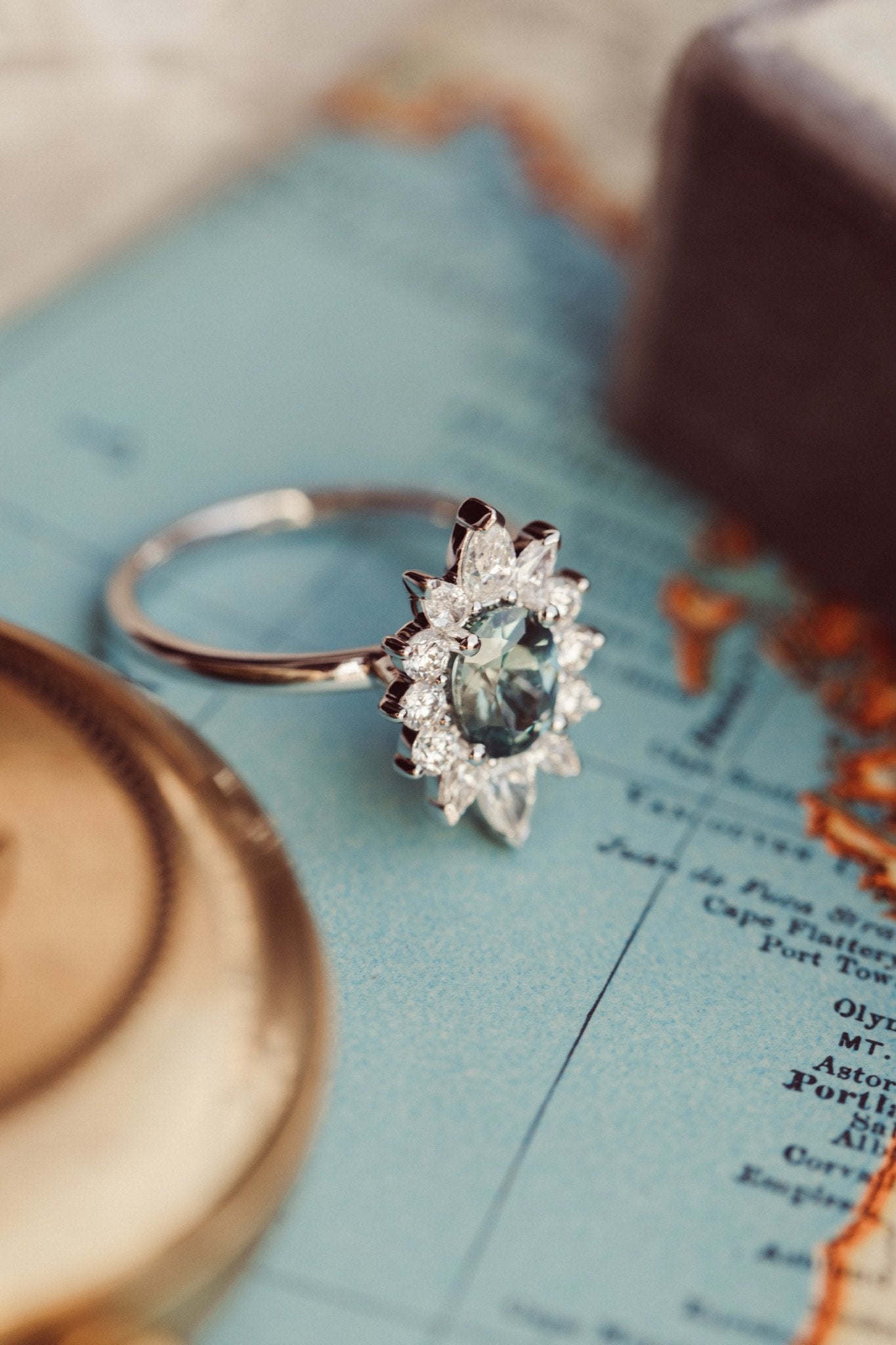 The Thames 1.16 ct Oval Blue Sapphire Ring