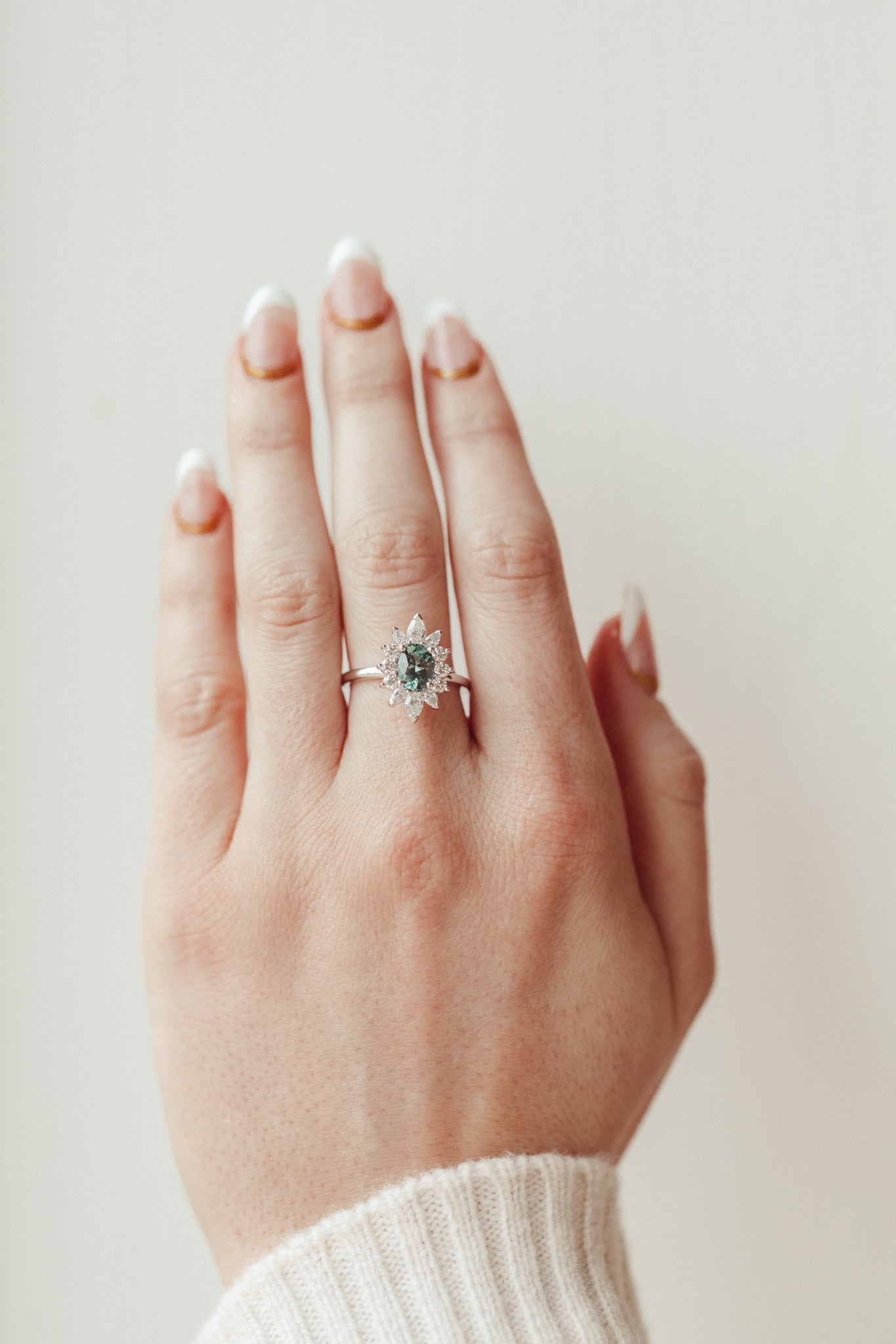 The Thames 1.16 ct Oval Blue Sapphire Ring