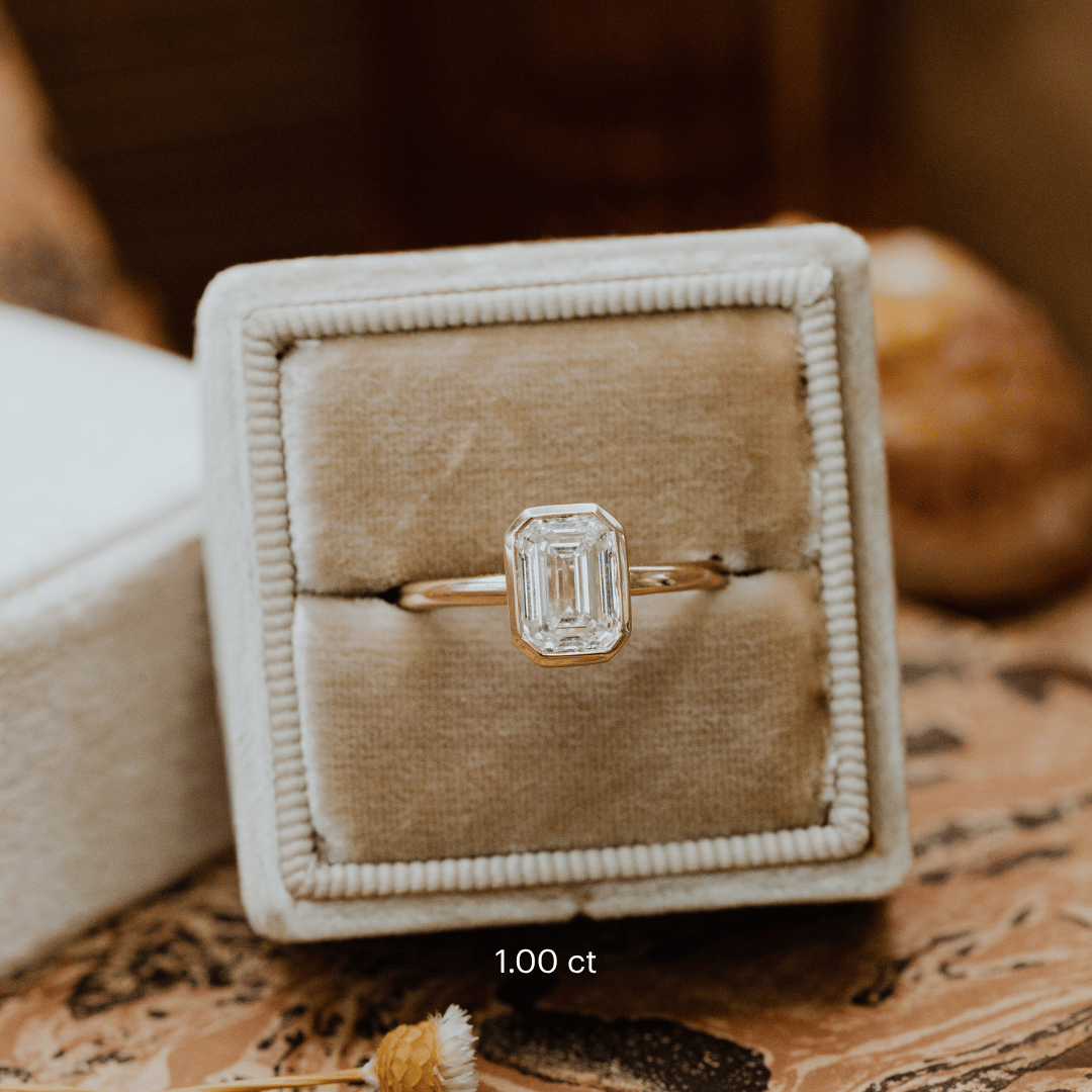 The Bailey Emerald Cut Solitaire Ring