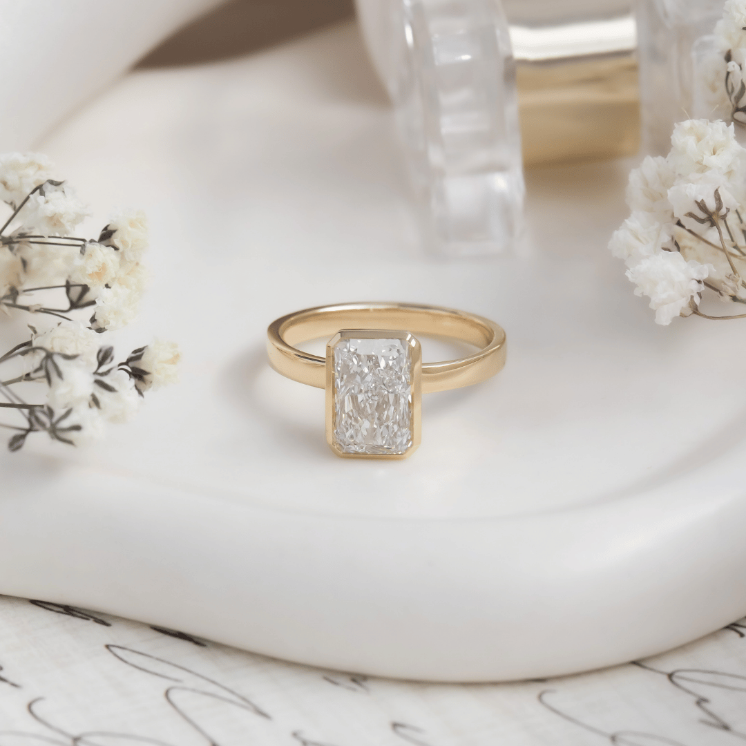 The Elena Radiant Cut Solitaire Ring