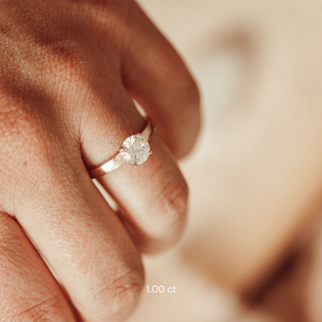 The Octavia Round Solitaire Ring