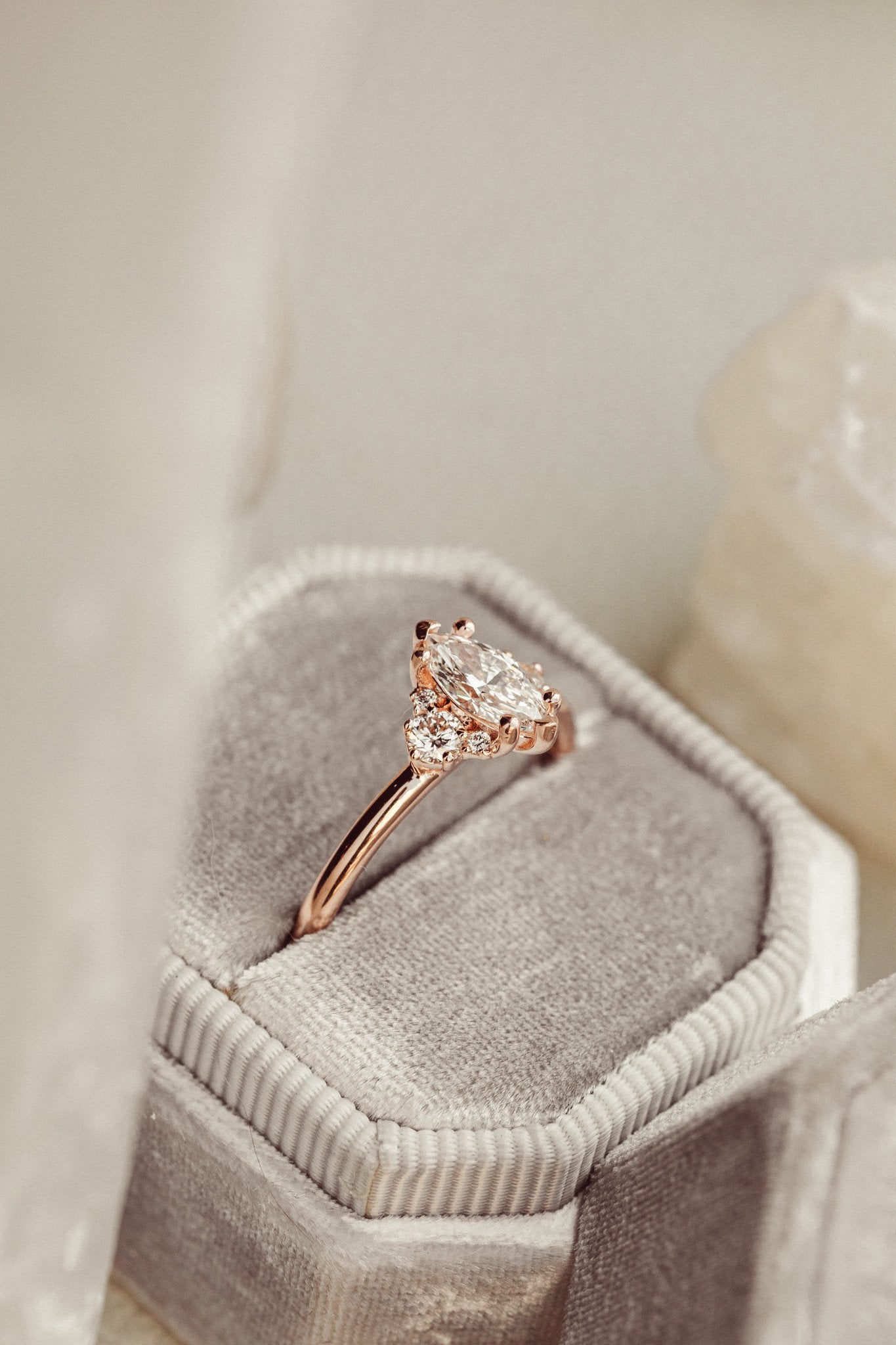 The Mini Vivien Marquise Ring