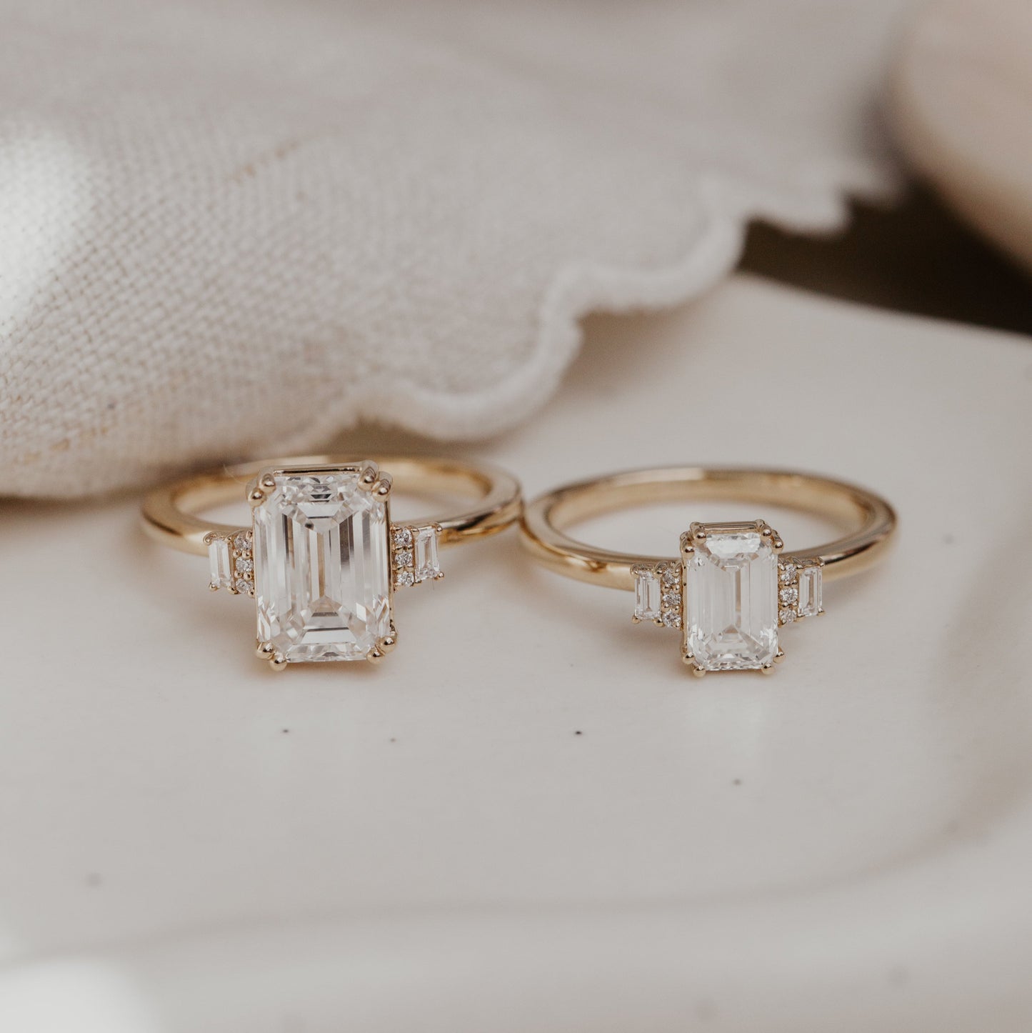 The Jules Emerald Cut Ring