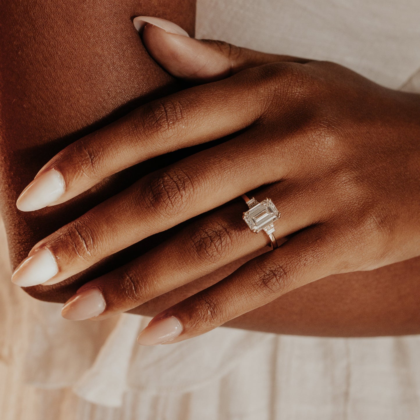 The Jules Emerald Cut Ring