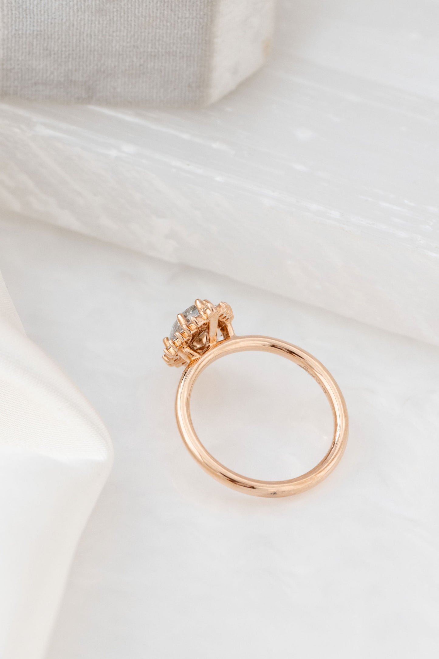 The Carina 1.02 ct Pear Galaxy Diamond Ring