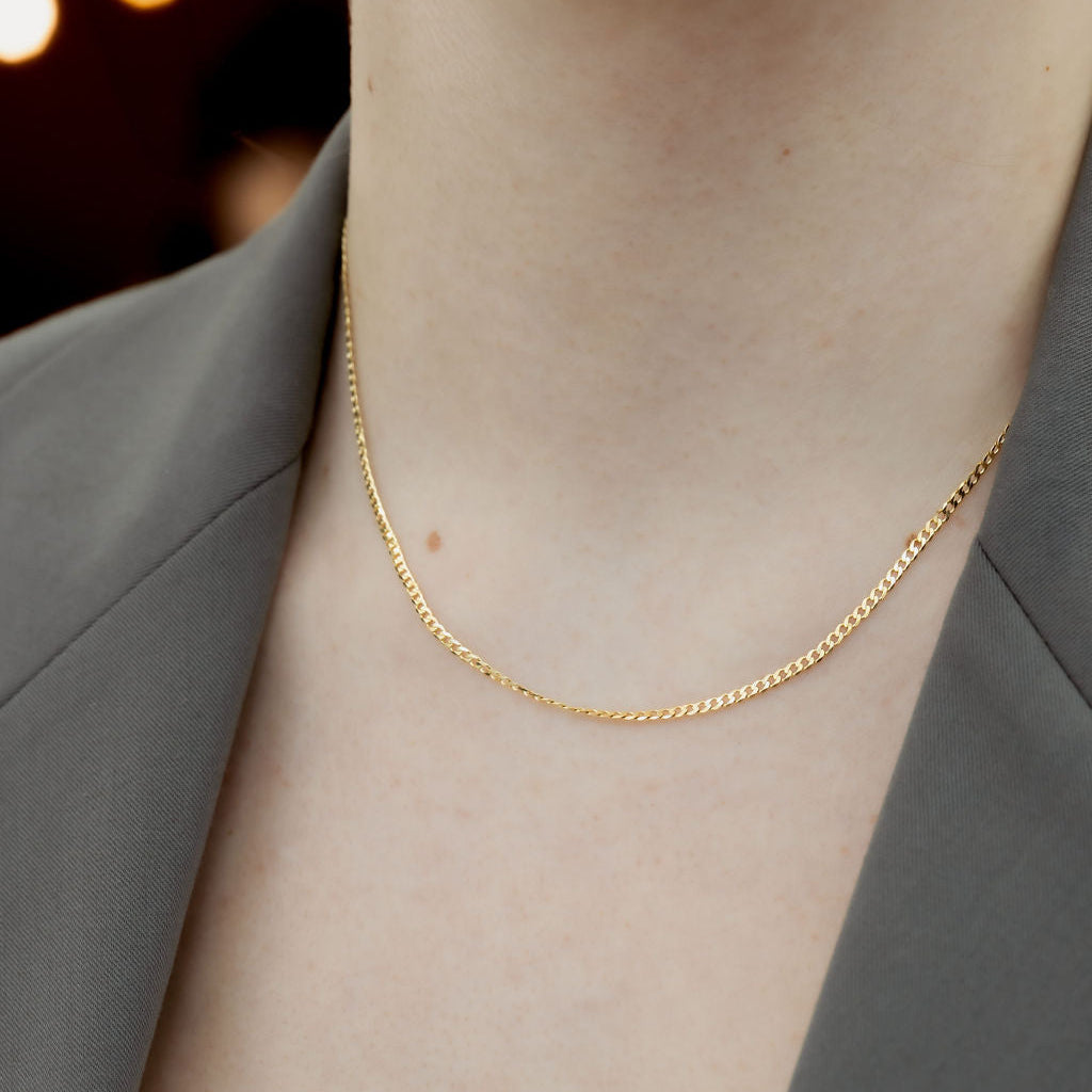 Classic Curb Chain Necklace