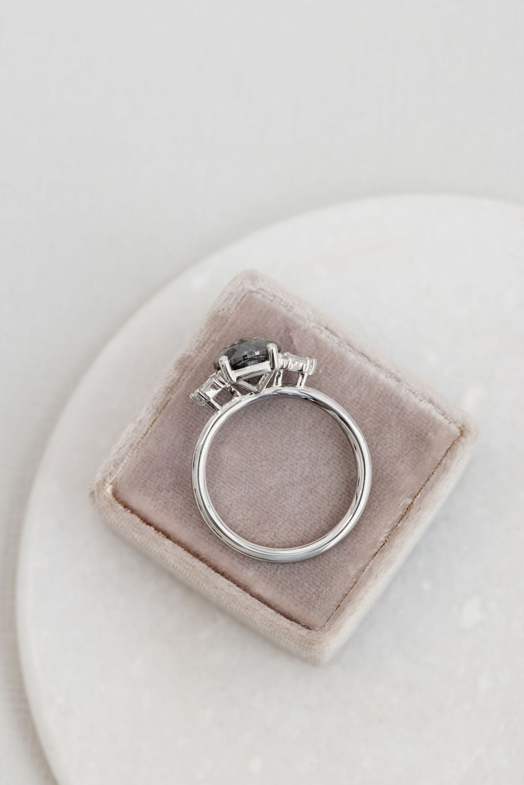 The Aquila 2.48 ct Cushion Galaxy Diamond Ring