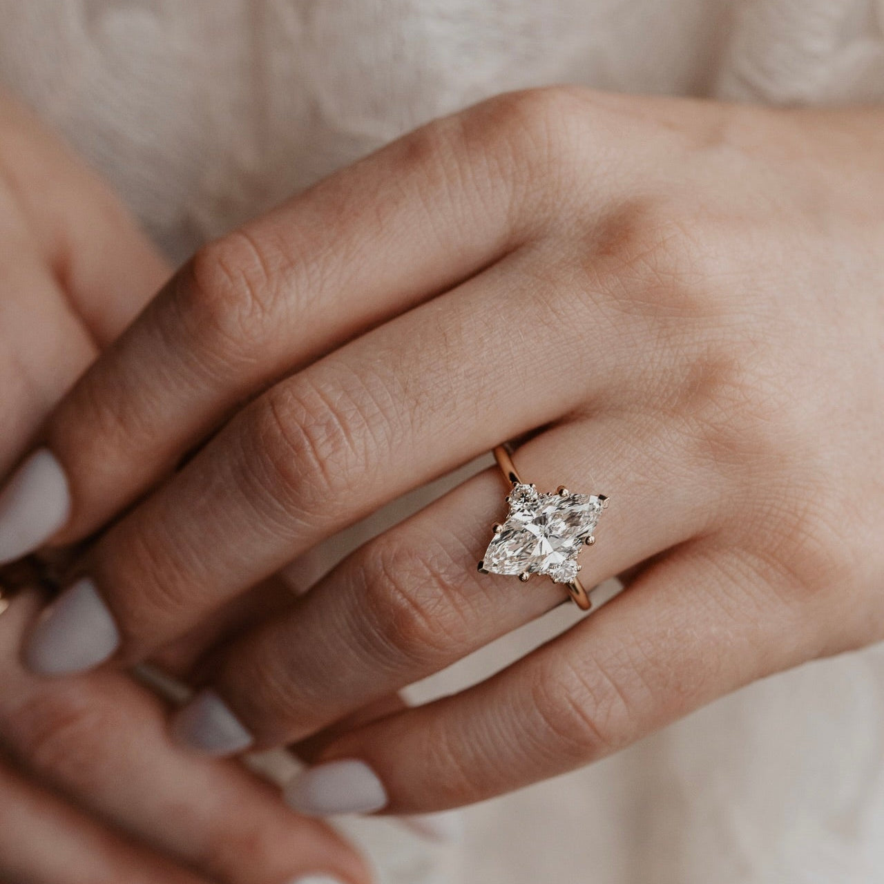 The Vivien Marquise Ring