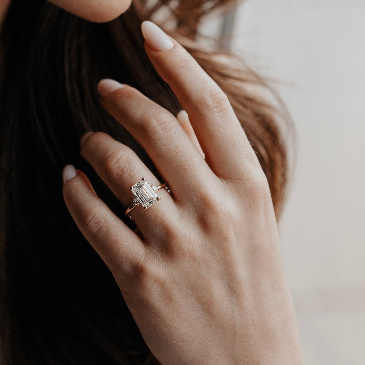 The Vivien Emerald Cut Ring