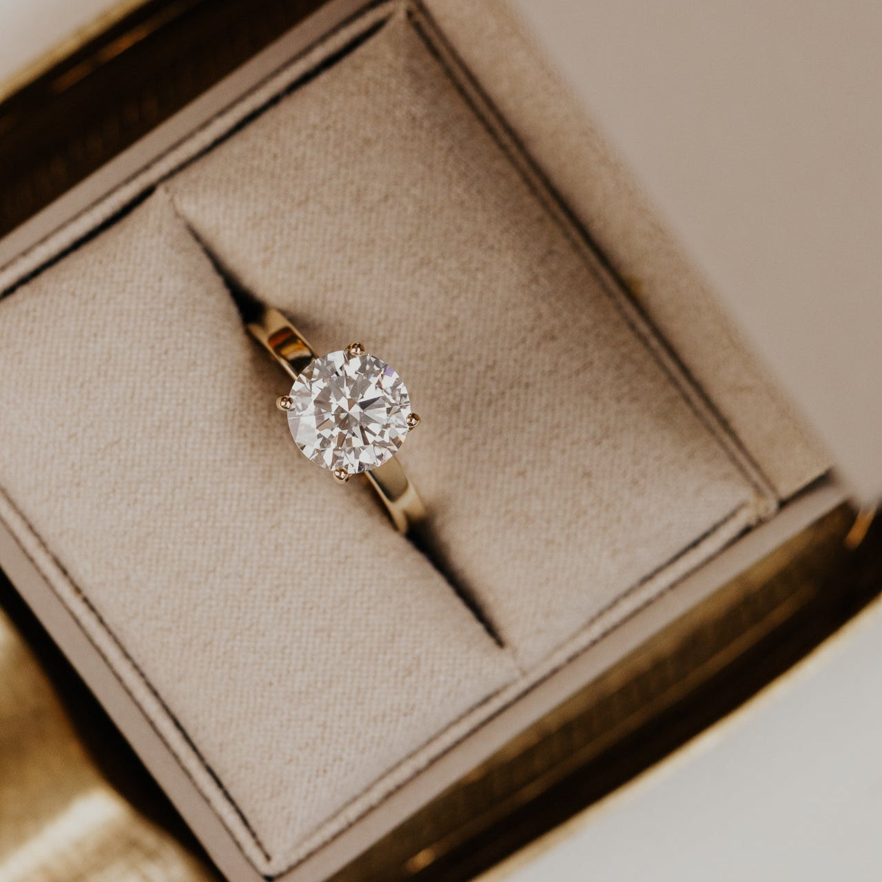 The Octavia Round Solitaire Ring