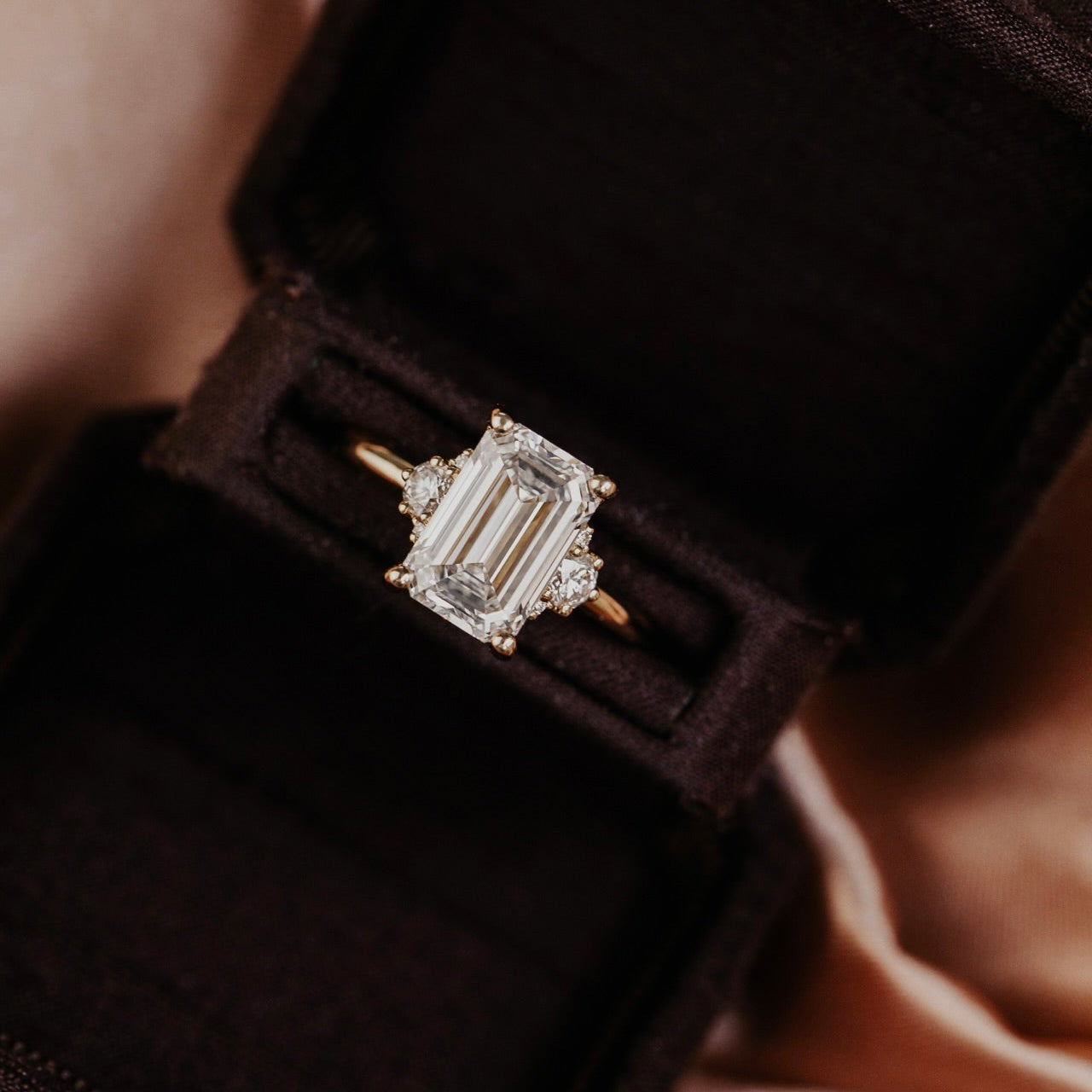 The Vivien Emerald Cut Ring