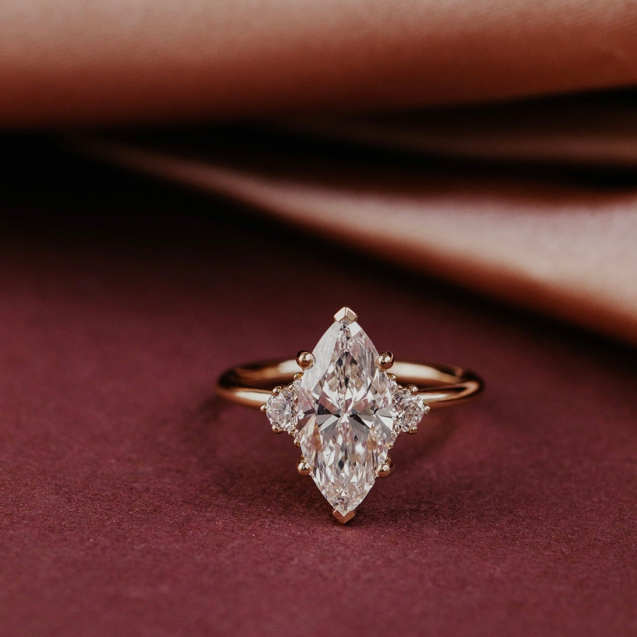 The Vivien Marquise Ring