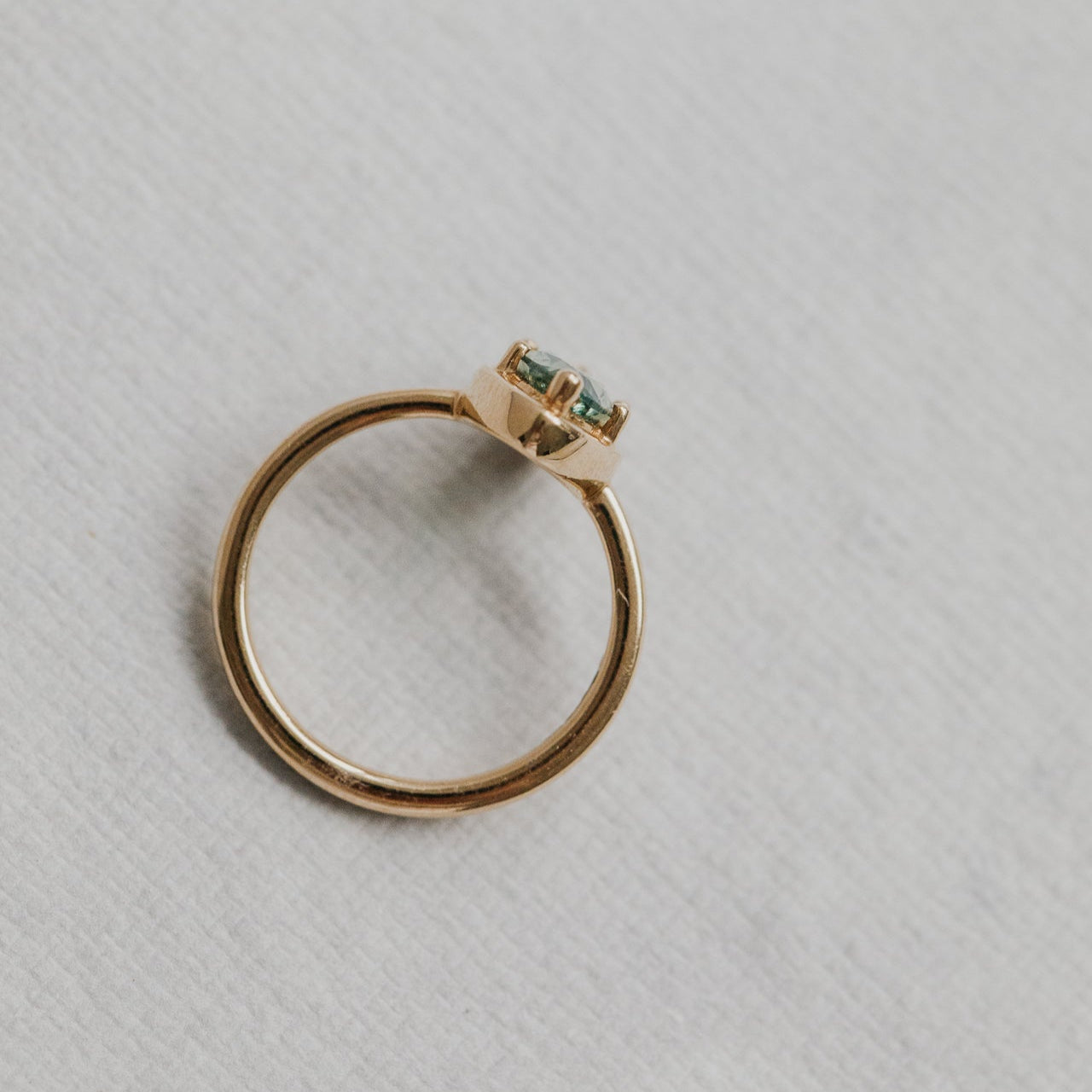 The Maren 1.94 ct Marquise Montana Sapphire Solitaire