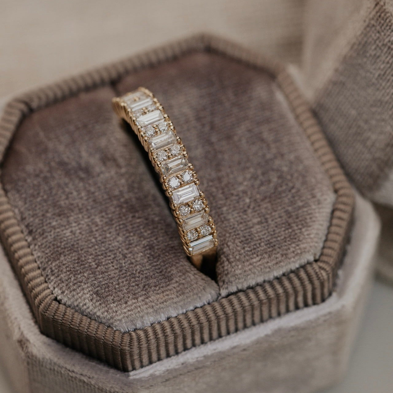 The Grace Baguette and Round Band