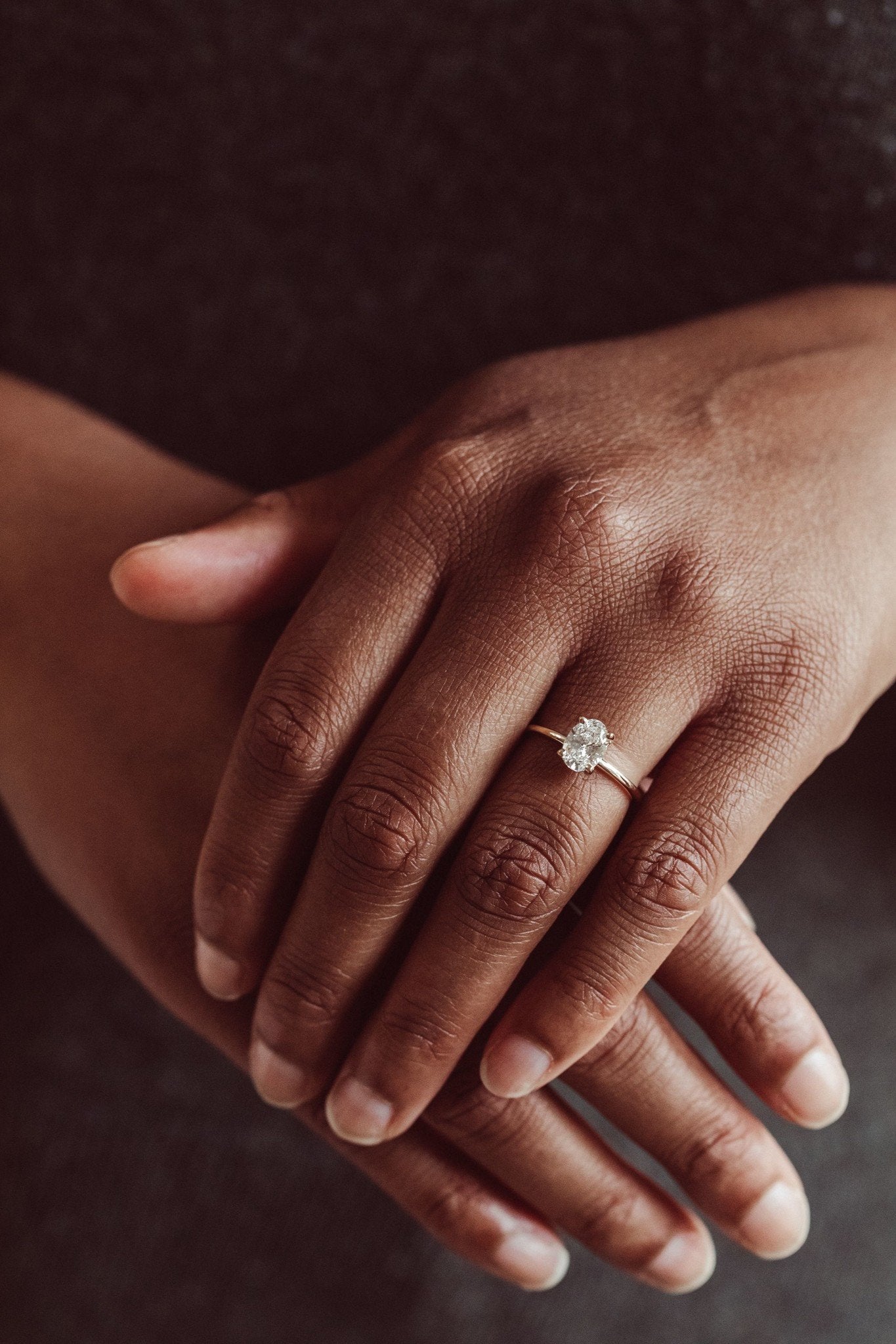 The Maeve Oval Solitaire