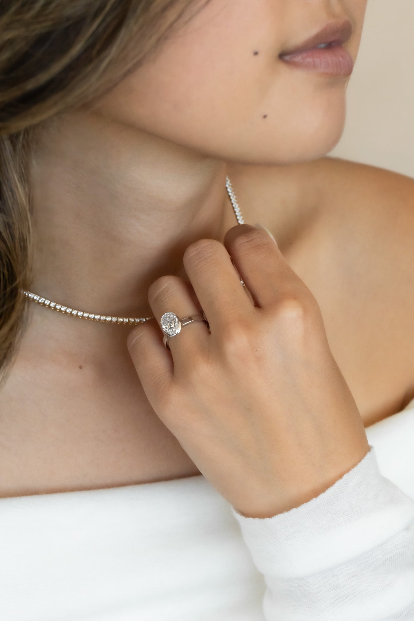 Elena Oval Solitaire Ring