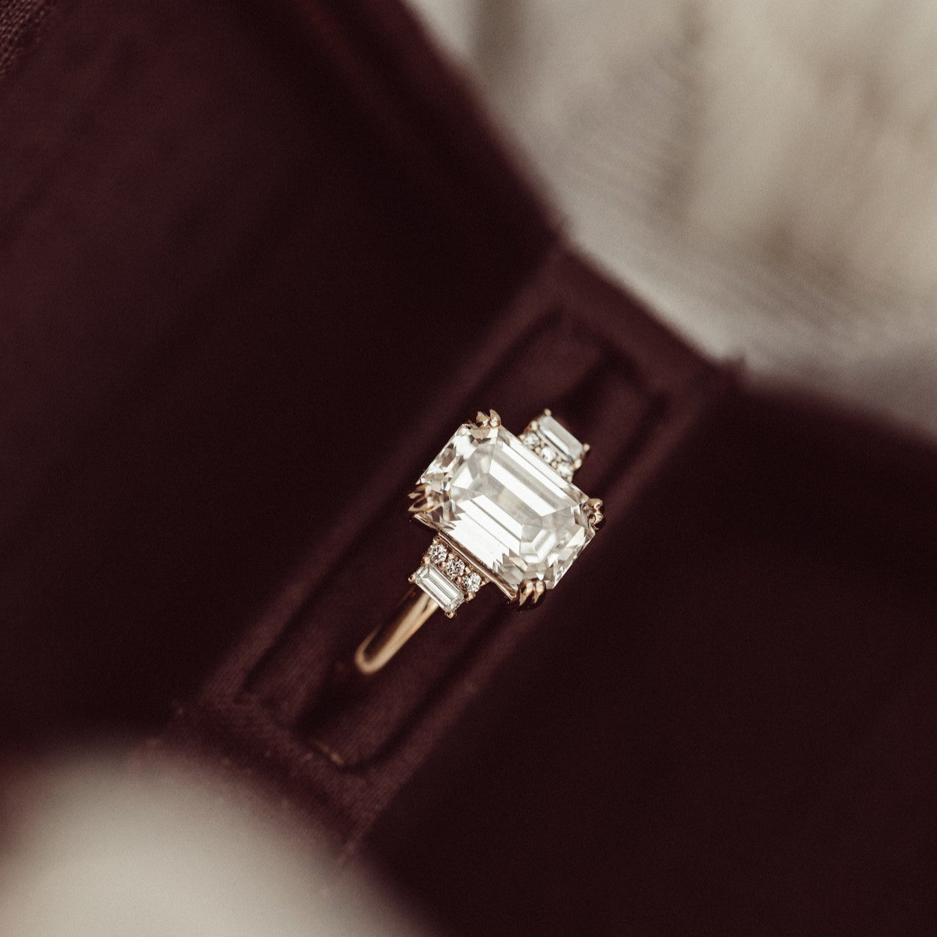 The Jules Emerald Cut Ring