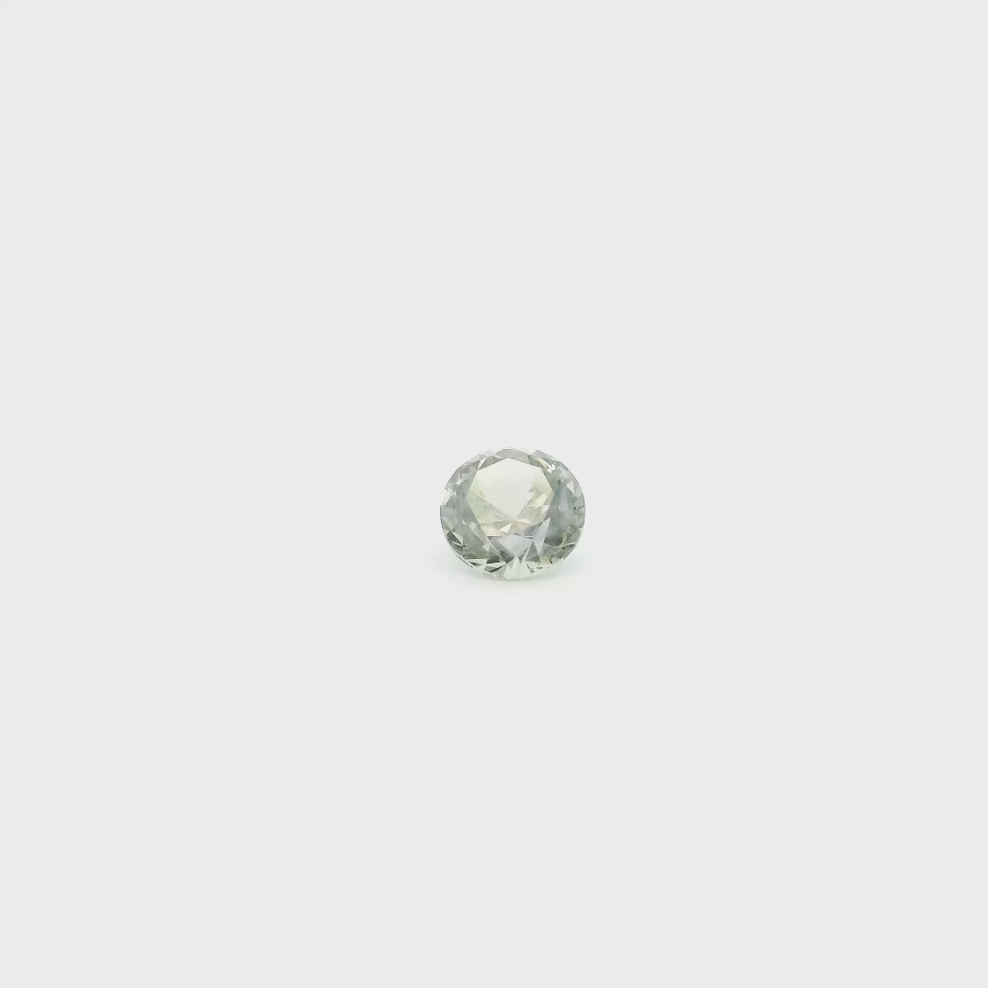 .74 ct Round Grey Montana Sapphire Stone