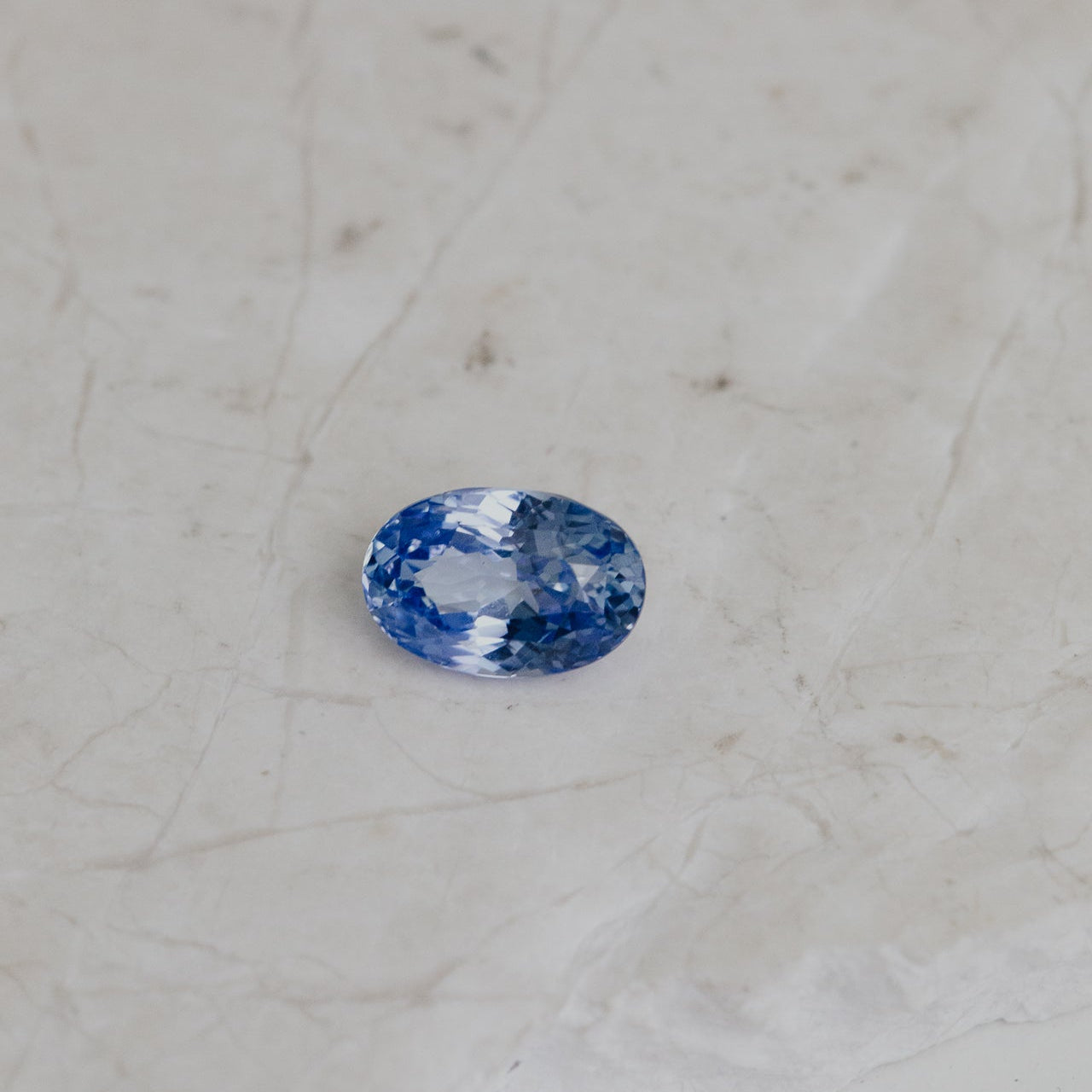 2.98 ct Oval Light Blue Sri Lanka Sapphire Stone