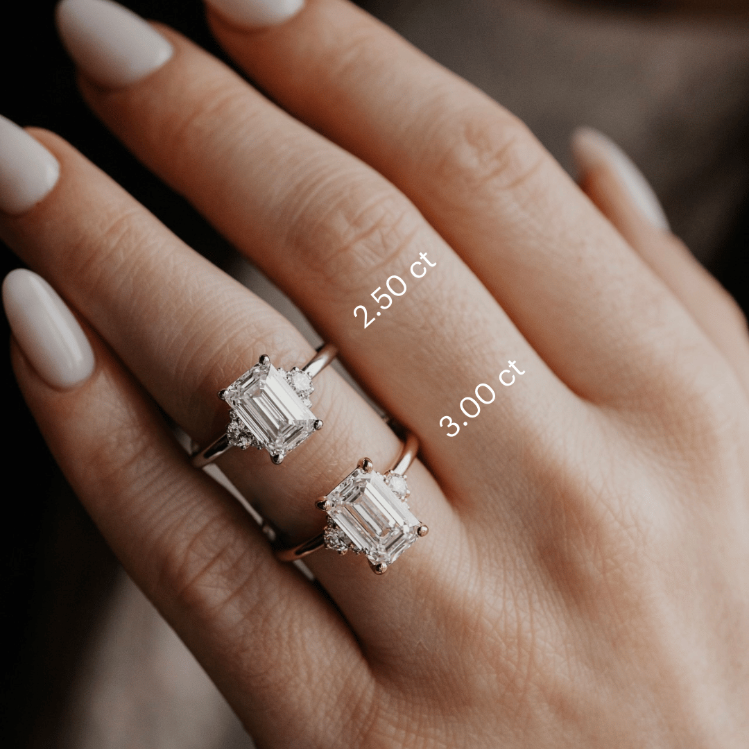 The Vivien Emerald Cut Ring