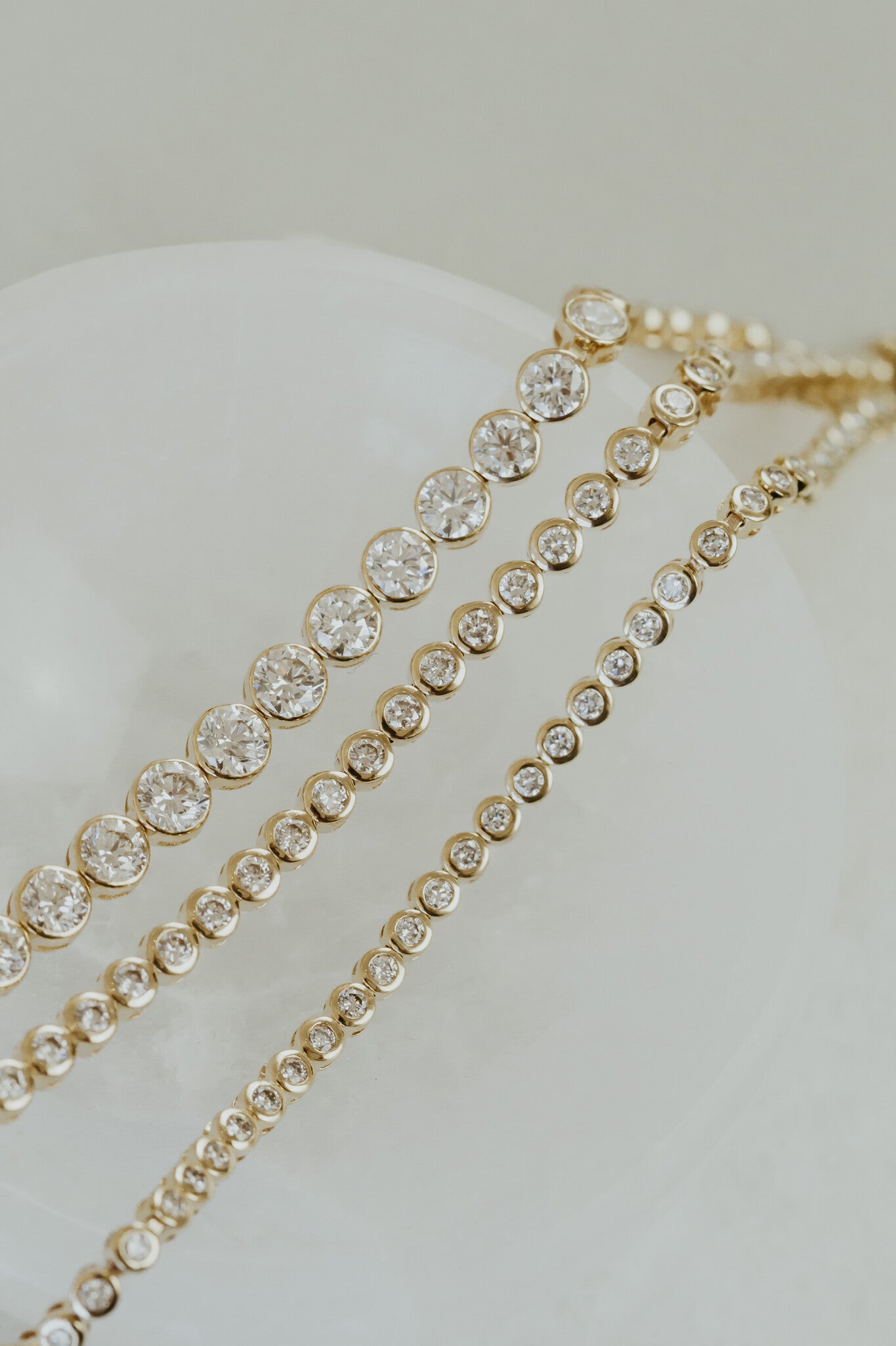 Bezel Tennis Bracelet