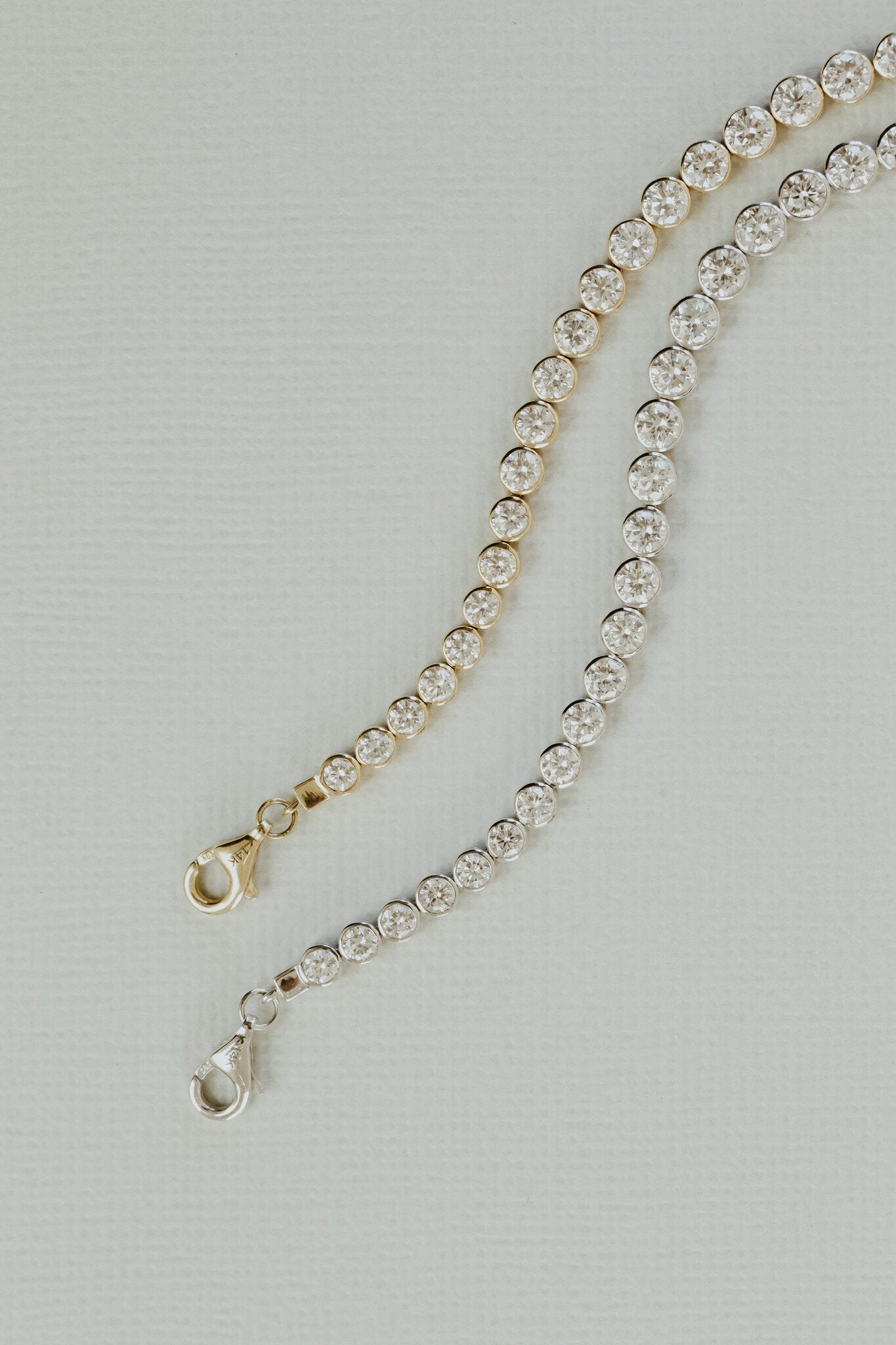 Bezel Tennis Bracelet