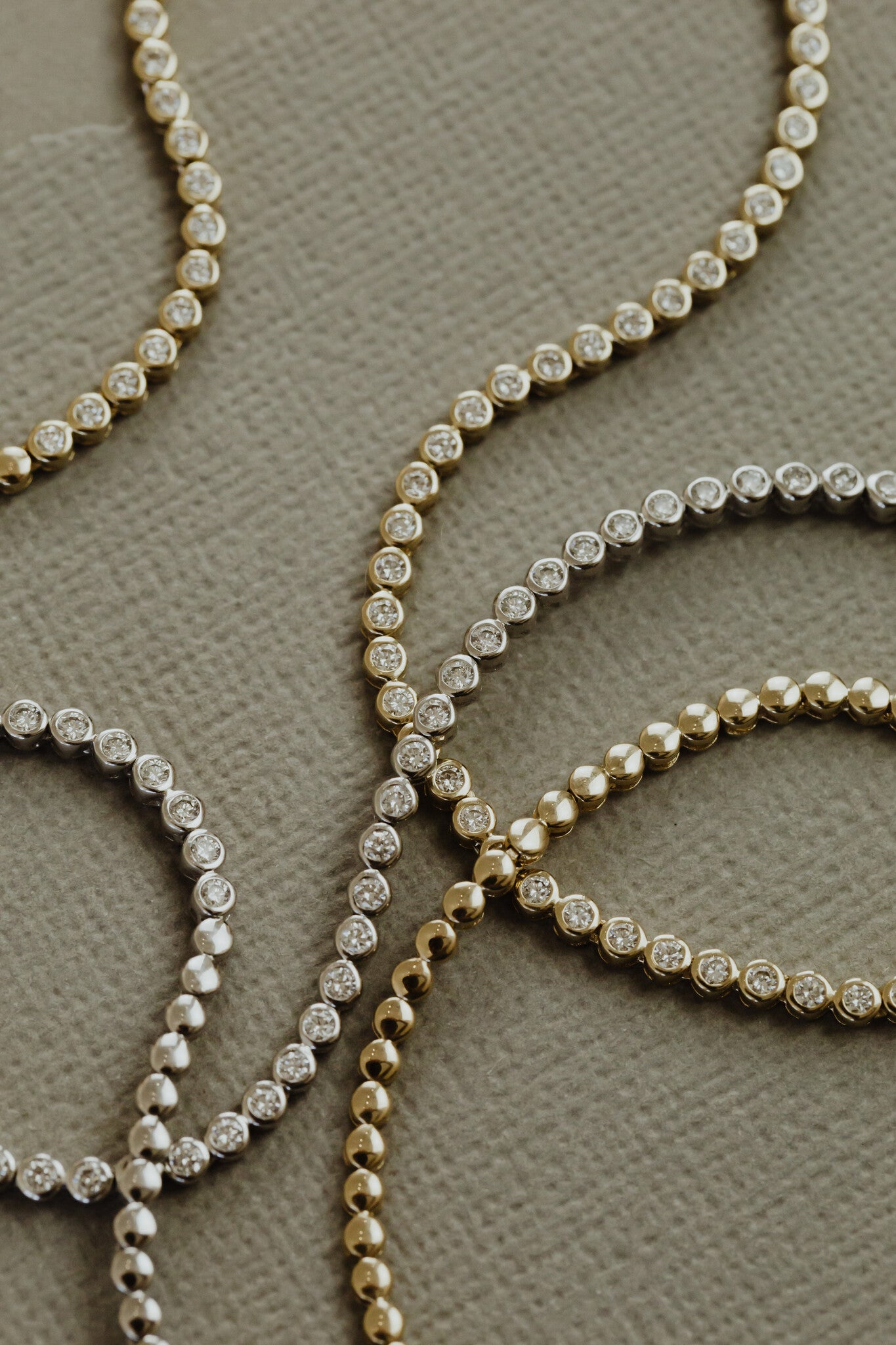 Bezel Tennis Necklace