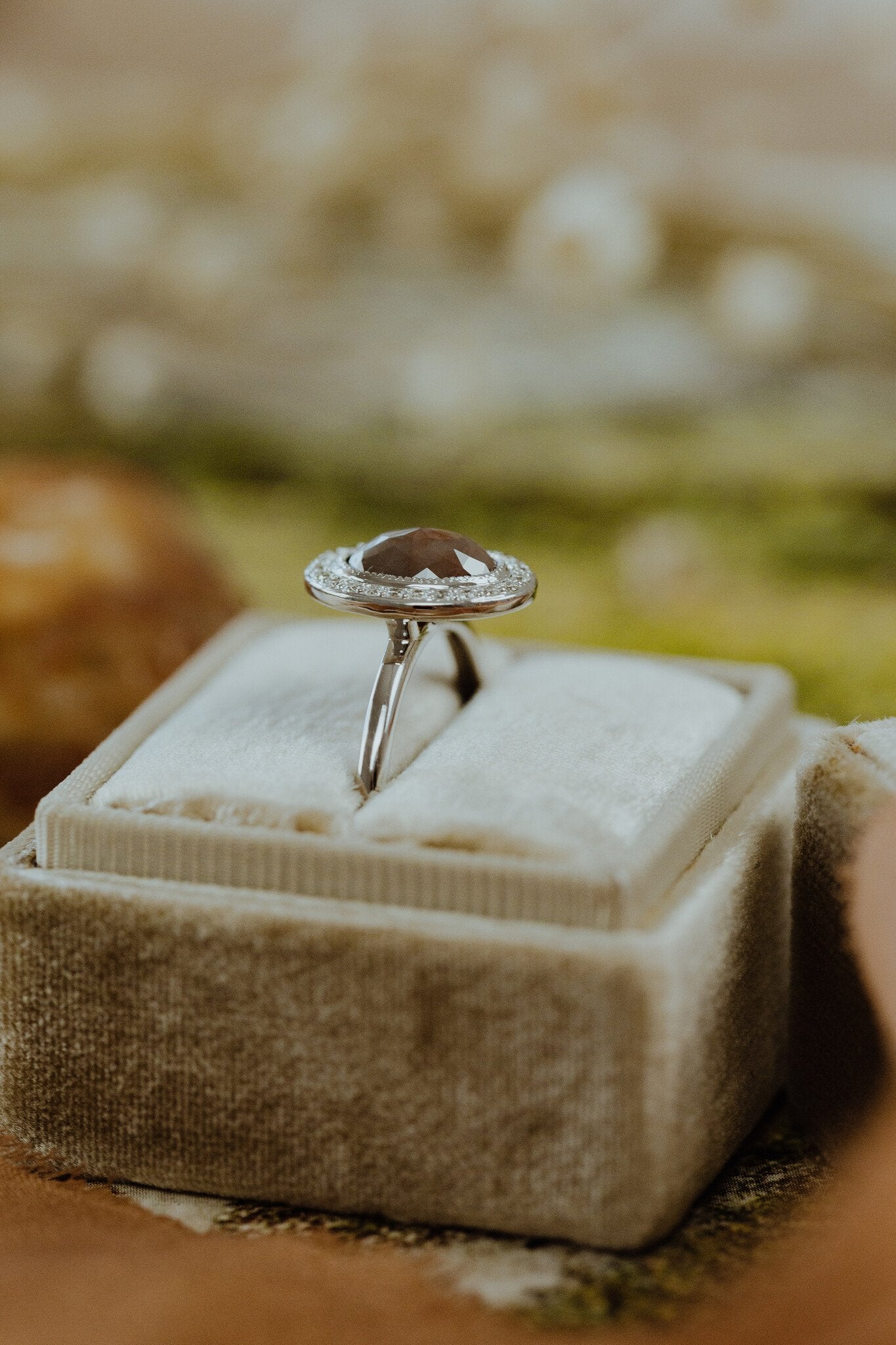 The Powell 1.72 ct Oval Rustic Diamond Ring