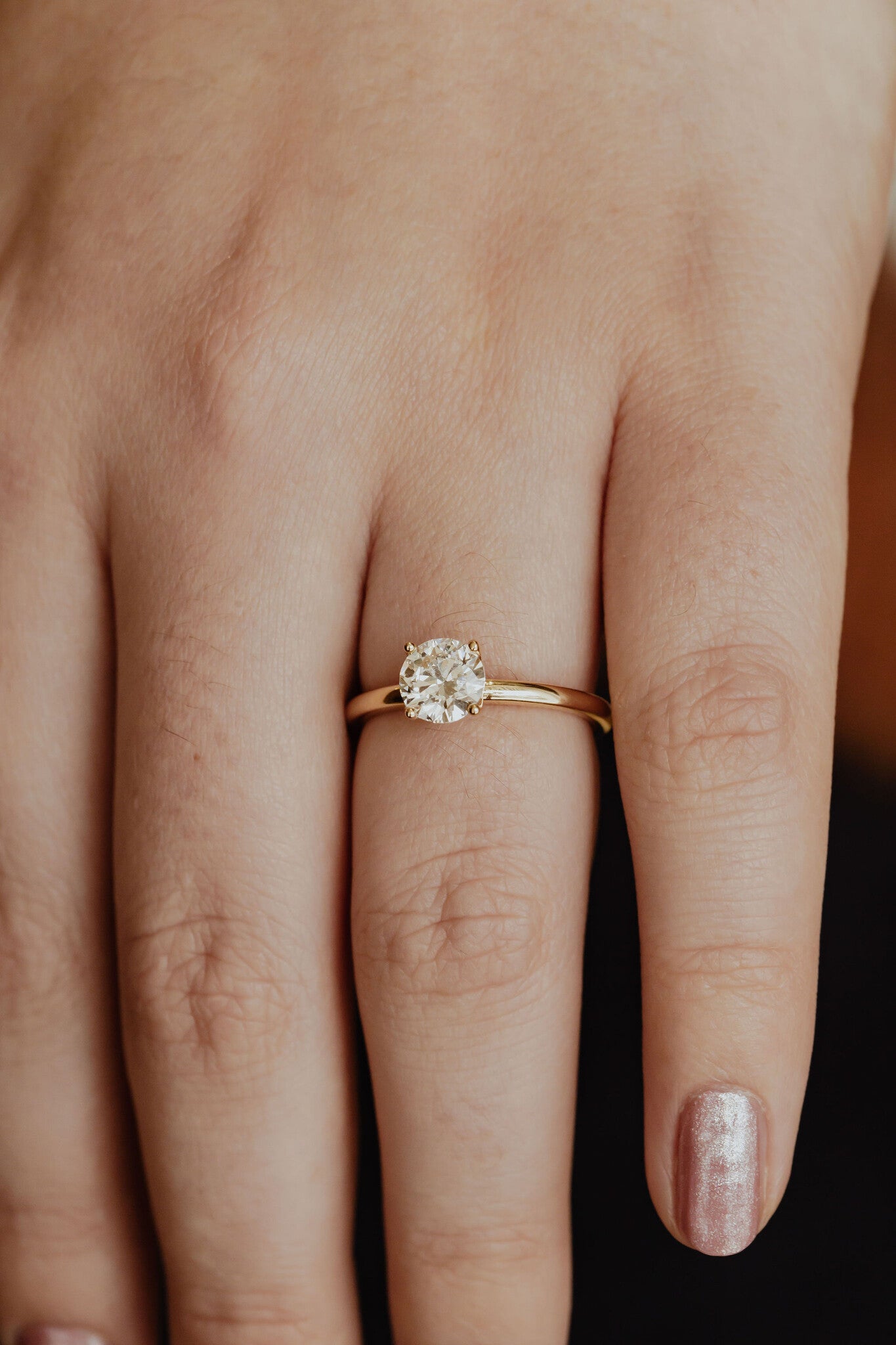 The Maeve 1.00 ct Natural Round Solitaire