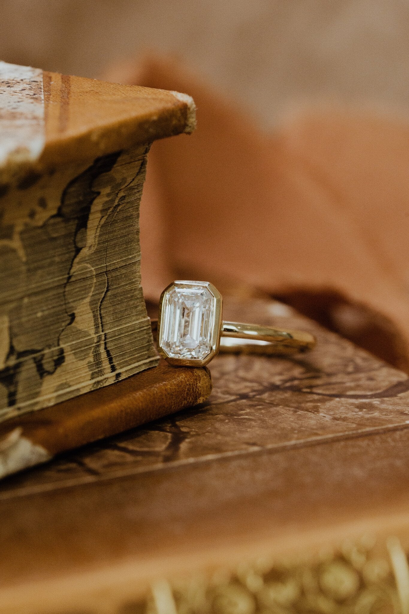 The Bailey Emerald Cut Solitaire