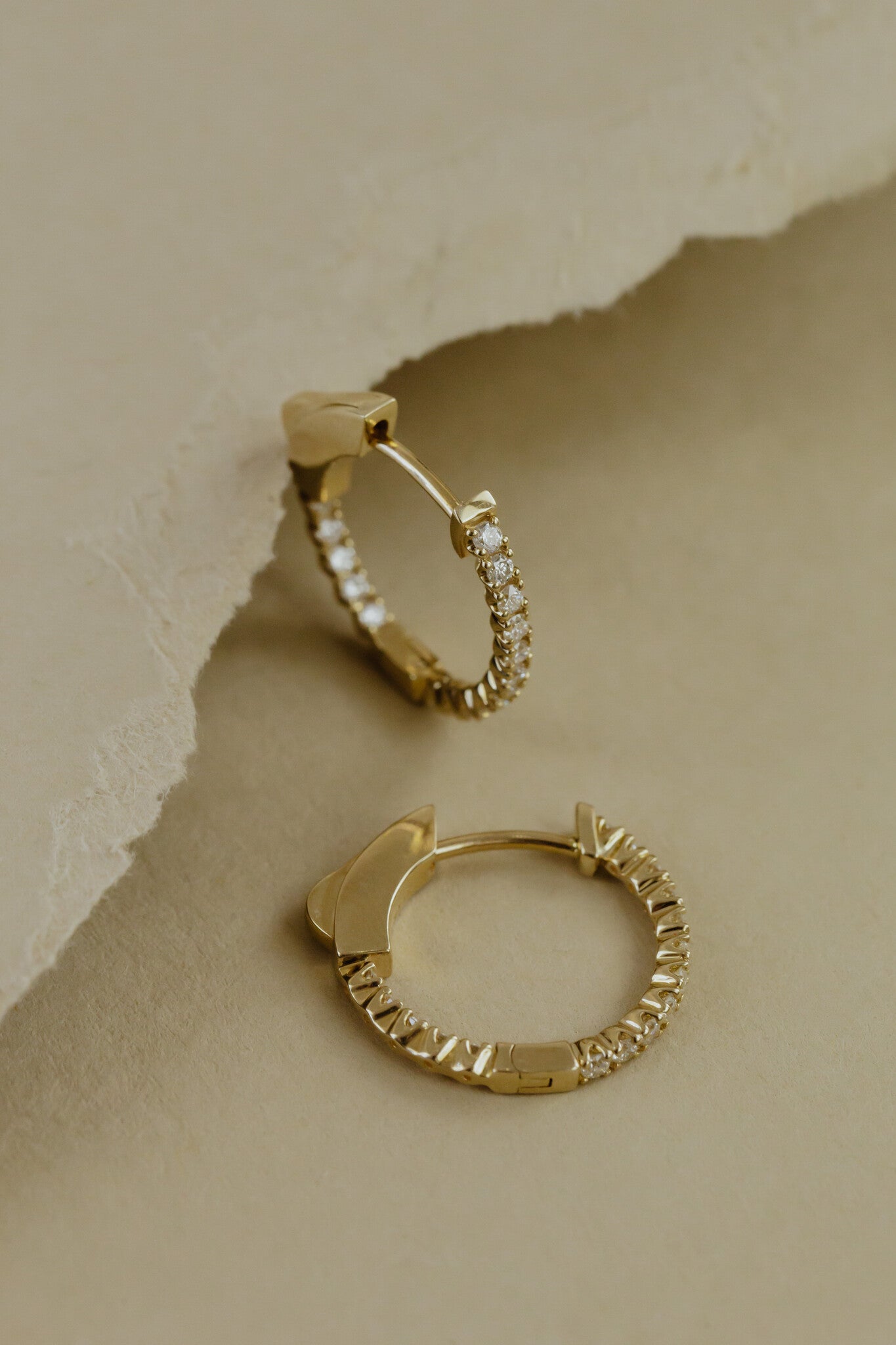 Small Inside Out Hoop Earrings