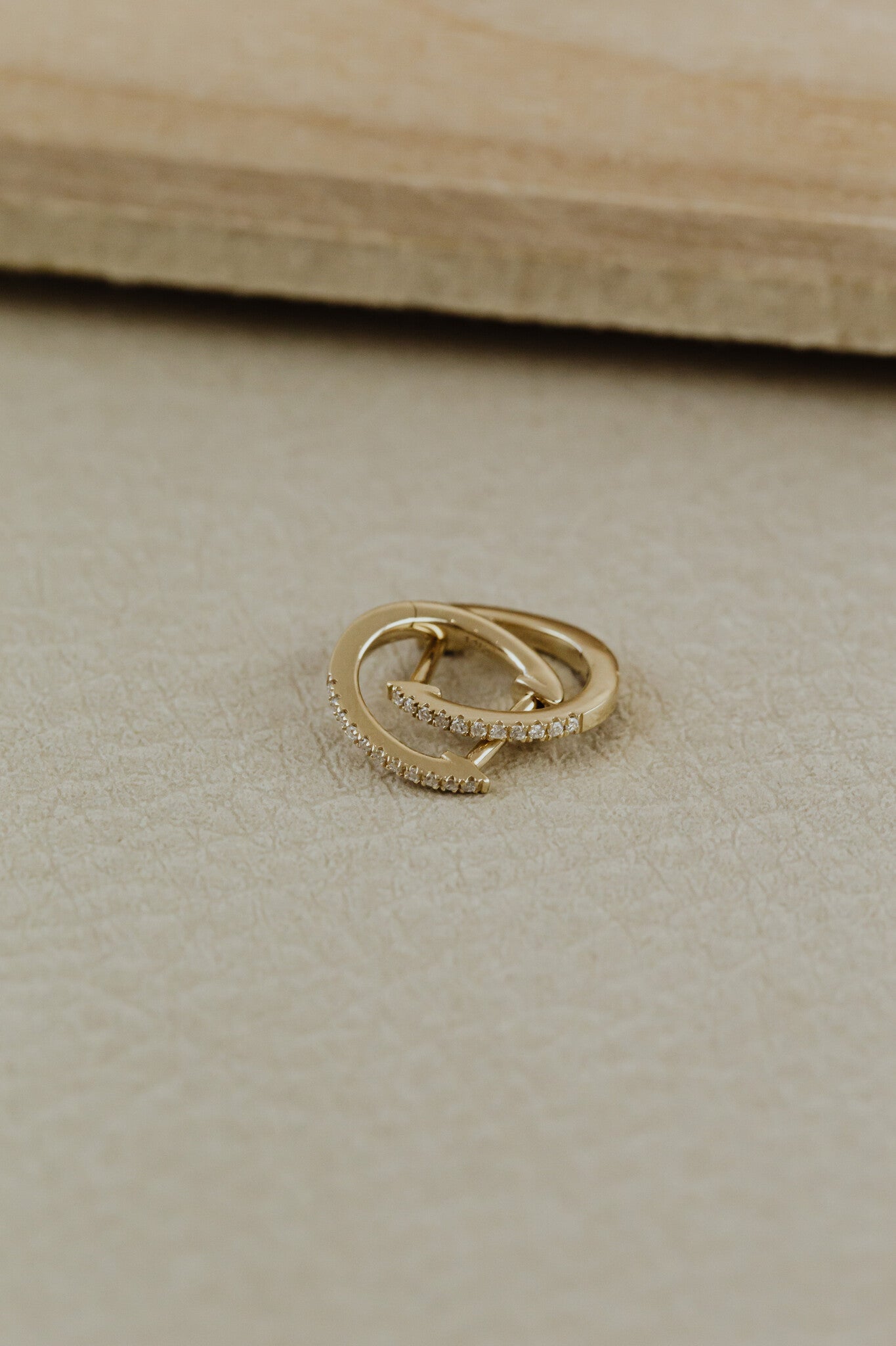 Pave Huggie Earrings