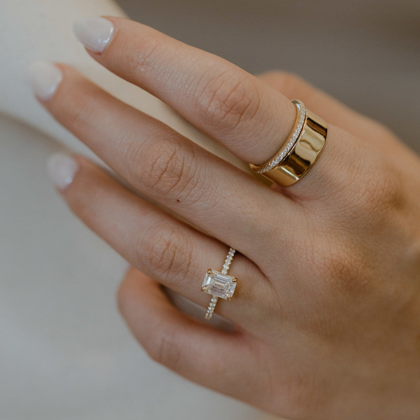 The Jenna Emerald Cut Ring