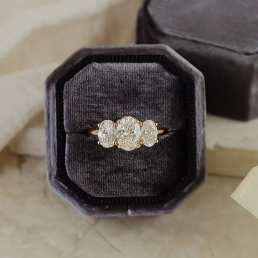 The Hannah Oval engagement ring