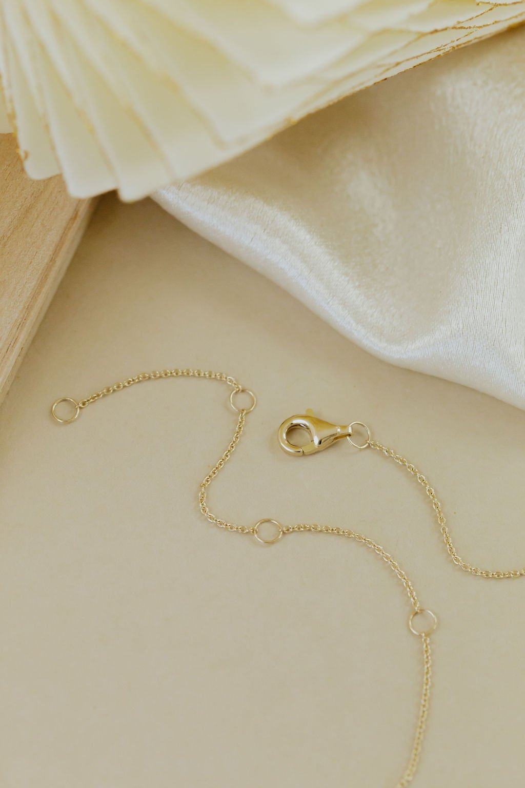 Three Diamond Triangle Shape Necklace