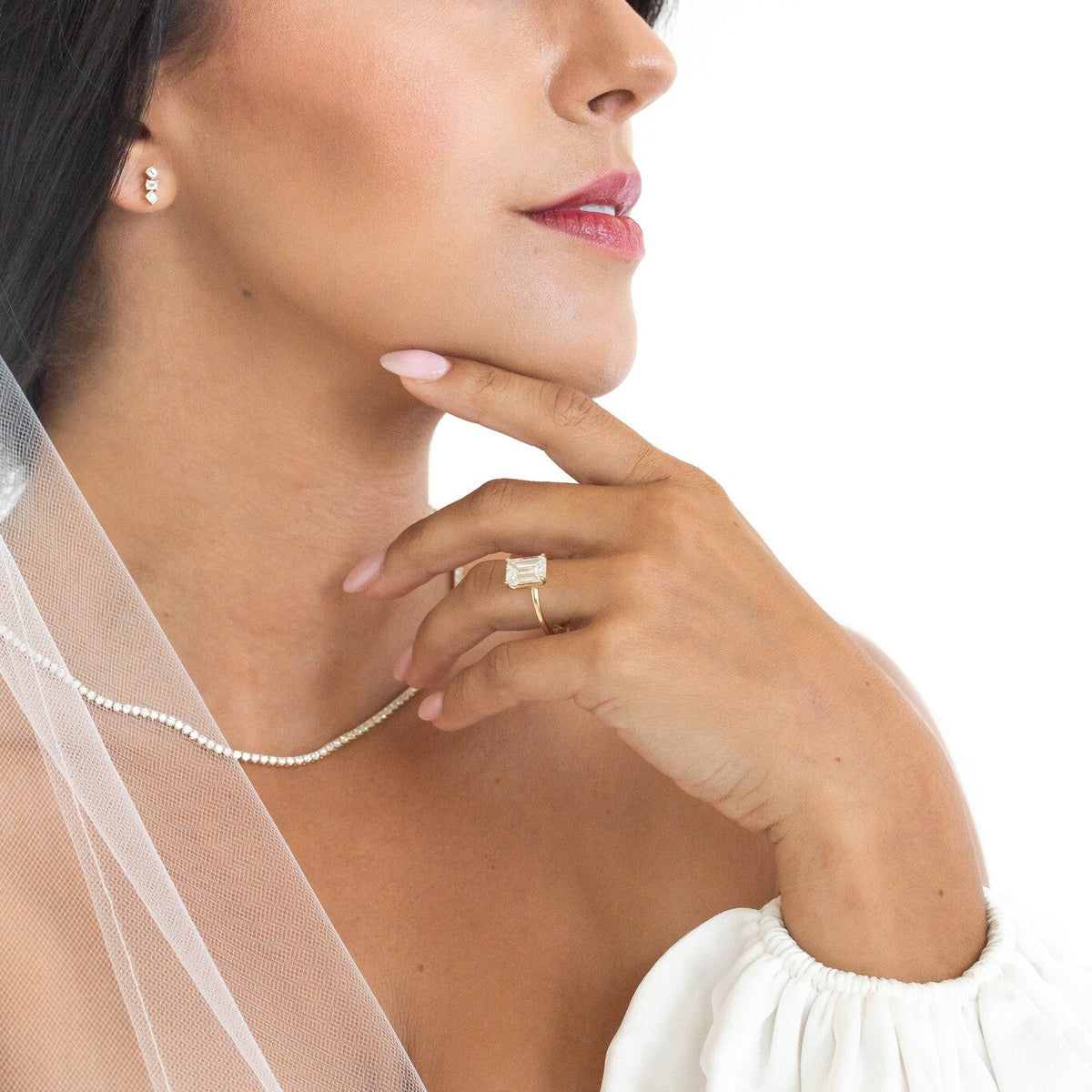 The Maeve Emerald Cut Solitaire