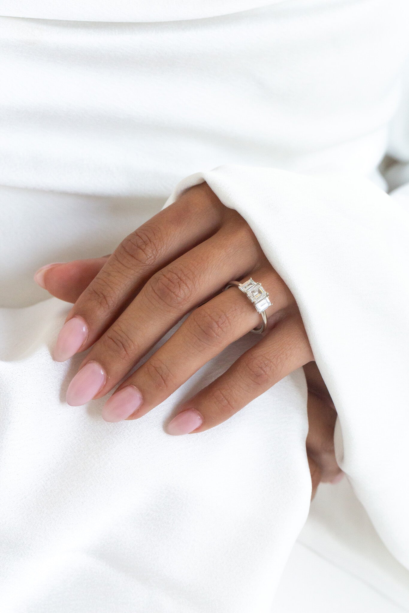 The Hannah Emerald Cut Ring