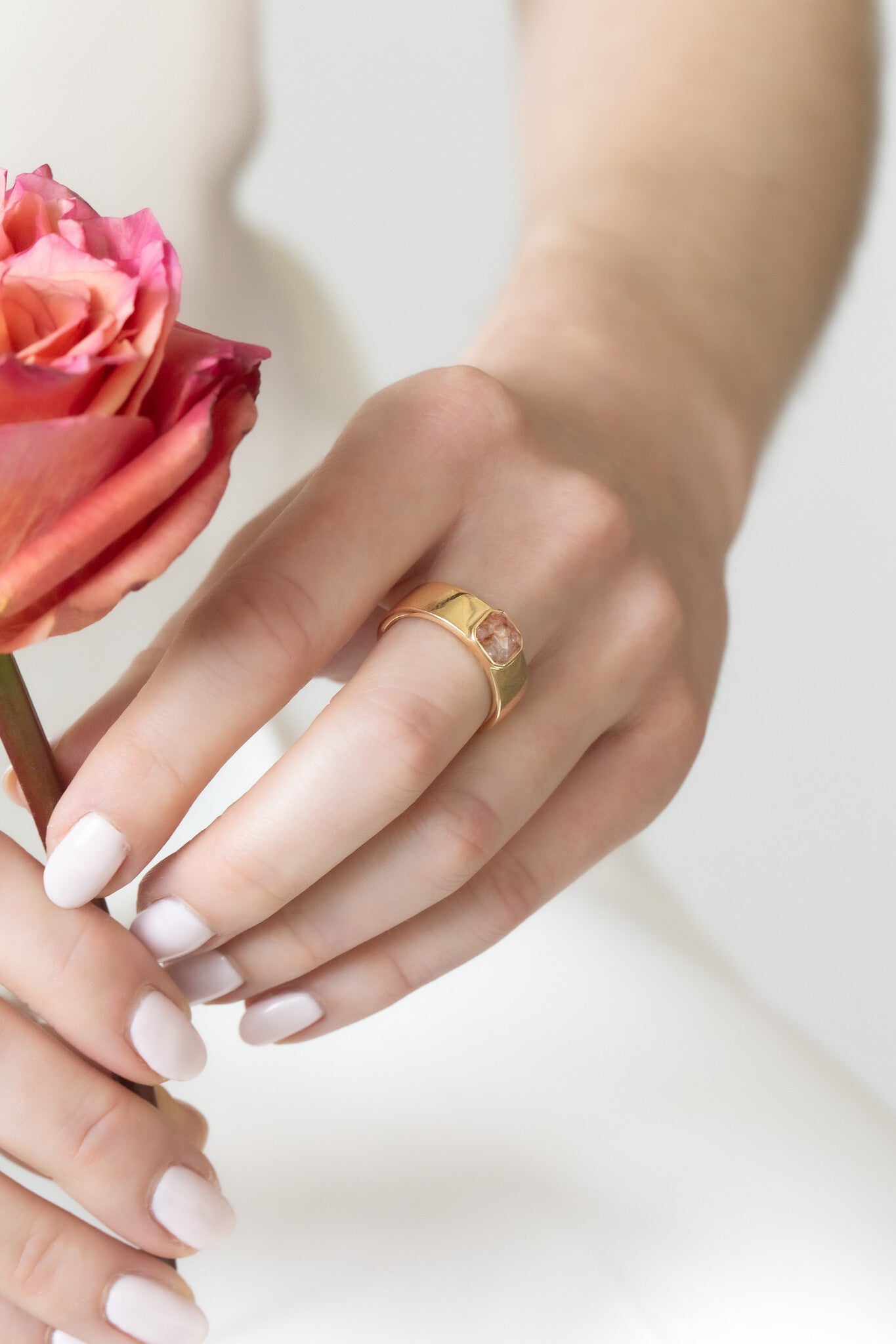 The Maya 1.11 ct Asscher Rustic Diamond Solitaire